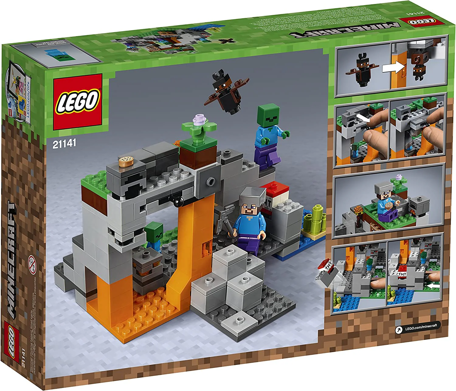 LEGO Minecraft The Zombie Cave 21141 - Image 4