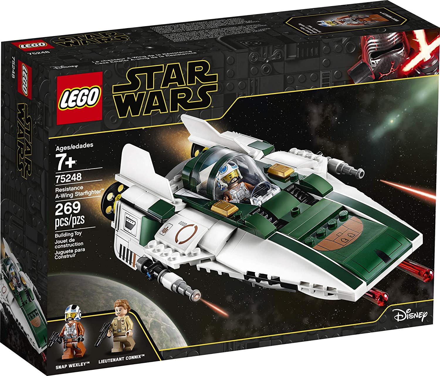 LEGO Star Wars Rise of Skywalker Resistance A Wing Starfighter 75248 - Image 3