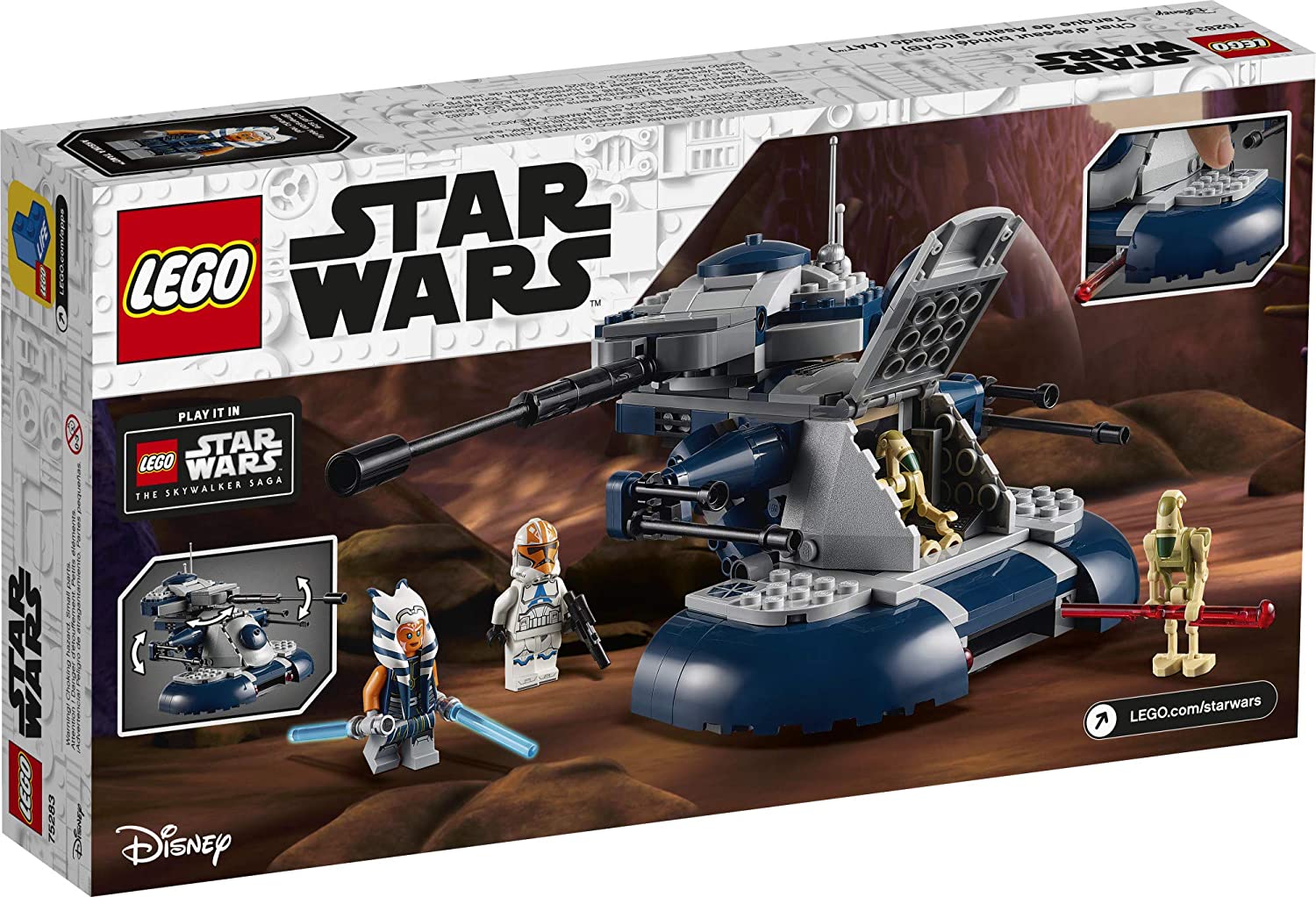 LEGO Star Wars The Clone Wars Armored Assault Tank (AAT) 75283 - Image 5