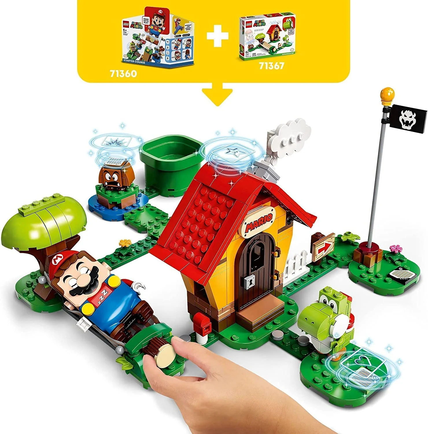 LEGO Super Mario House & Yoshi Expansion Set 71367 - Image 2