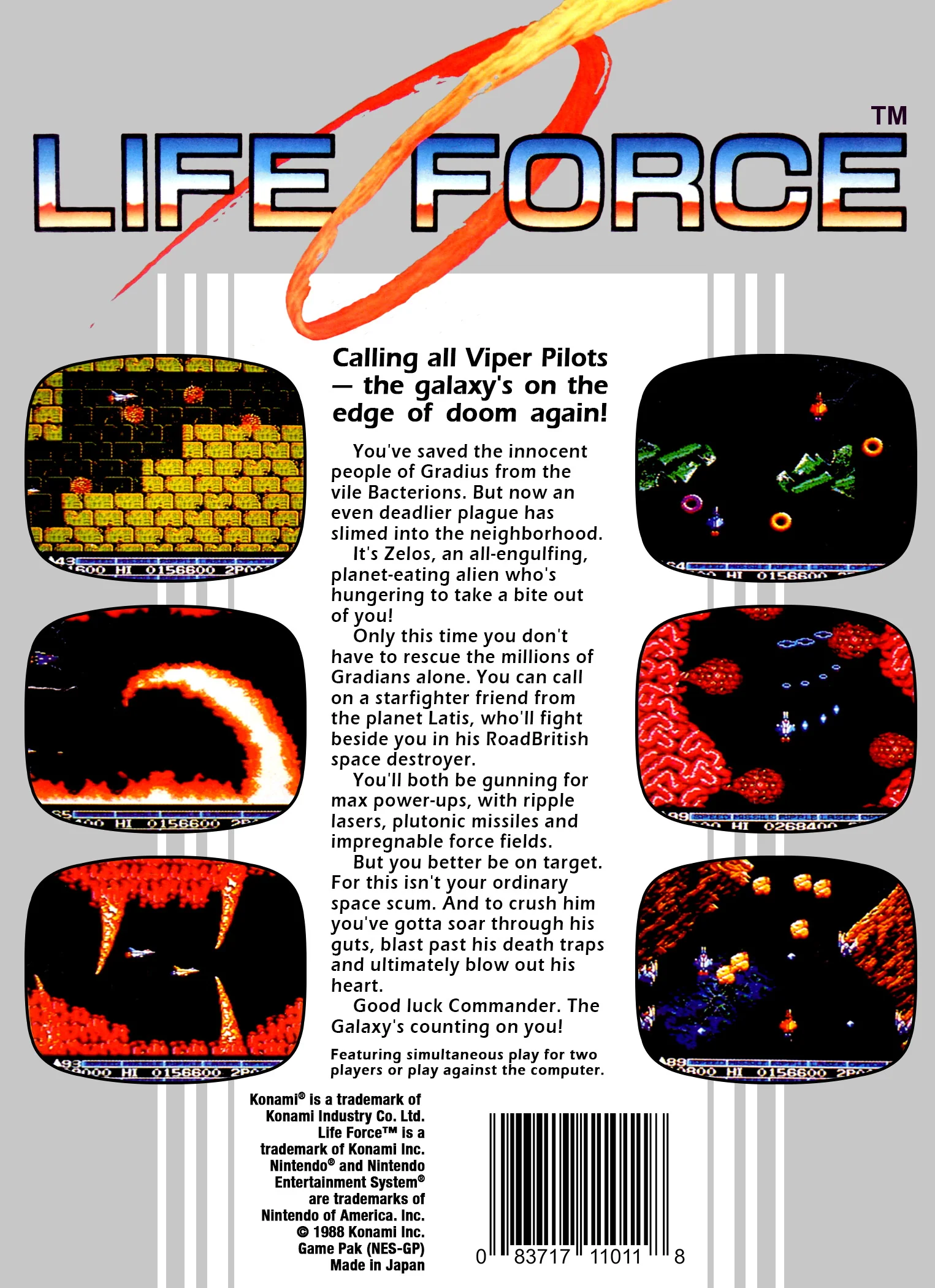 Life Force - NES - Image 2