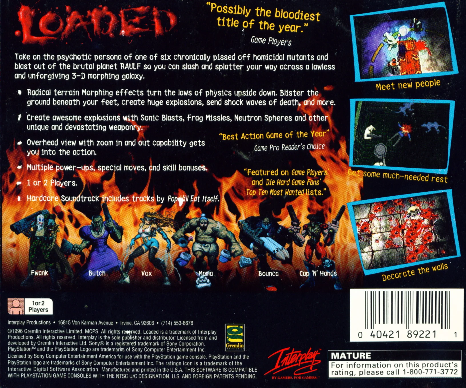 Loaded - PlayStation - Image 2