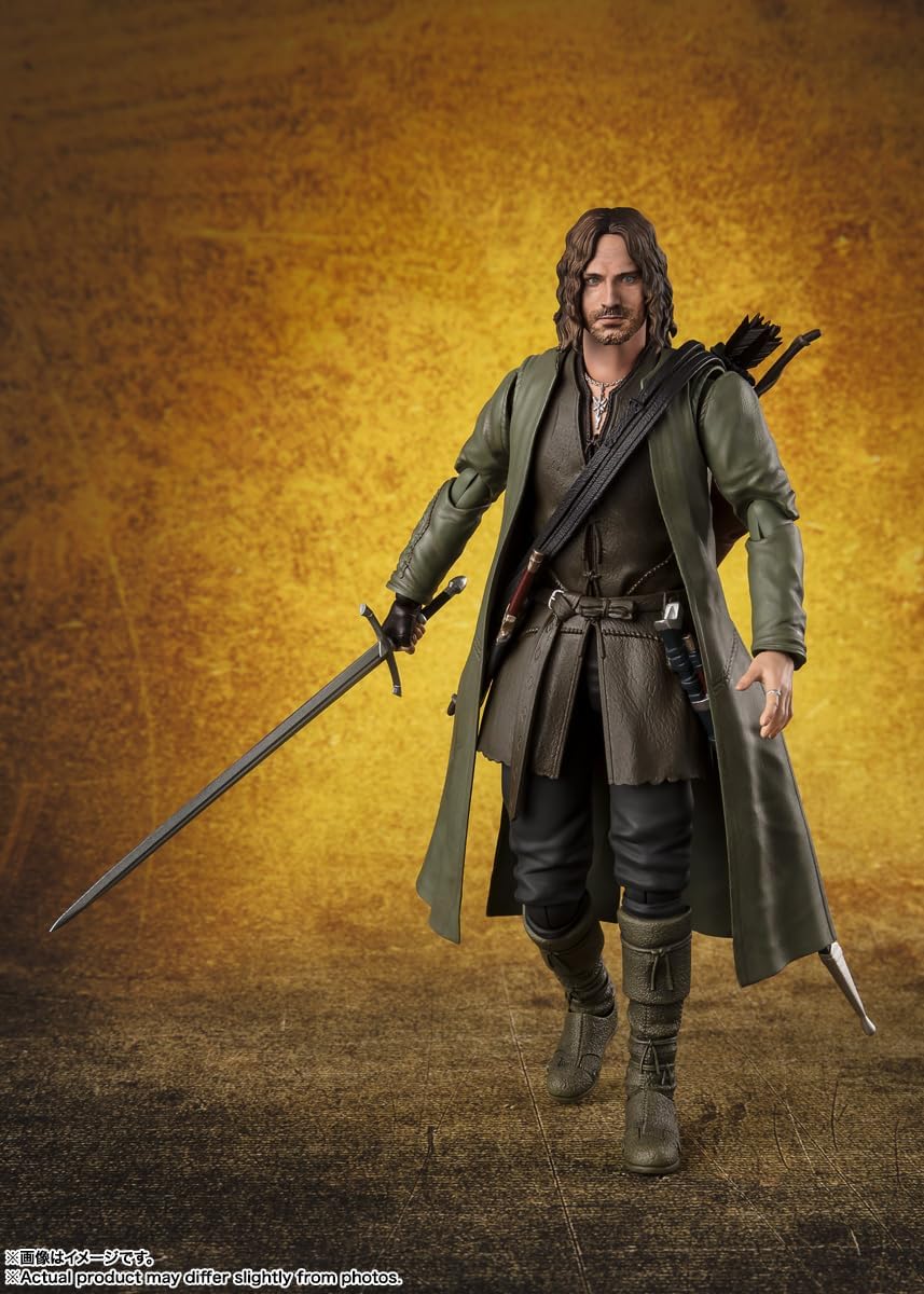 S.H.Figuarts Lord of the Rings: The Fellowship of the Ring Aragorn Action Figure - Image 6