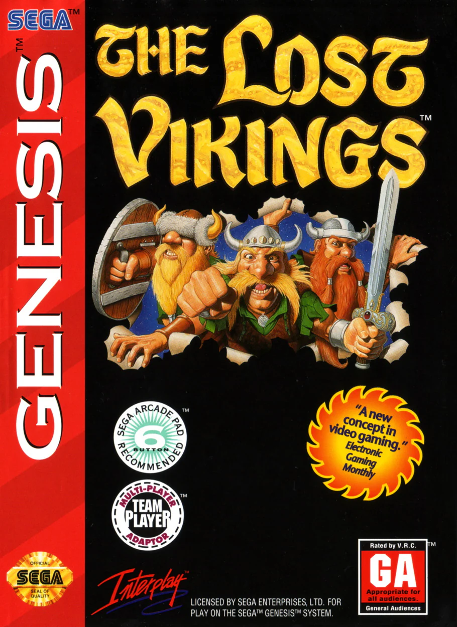 The Lost Vikings - Sega Genesis