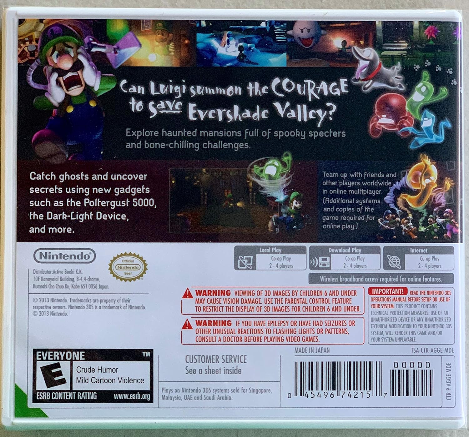 Luigi's Mansion: Dark Moon [World Edition] [New Condition] - Image 2