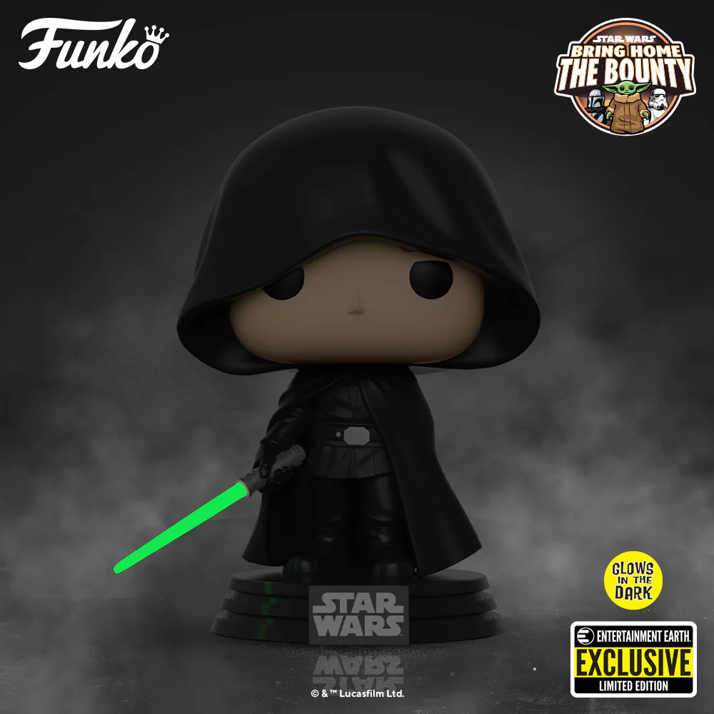 Funko Pop! Star Wars: The Mandalorian Luke Skywalker Vinyl Figure - Image 3