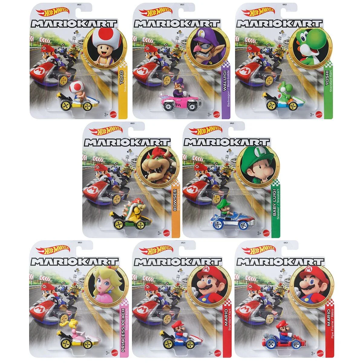 Mario Kart Hot Wheels 2026 Mix 1 Vehicle Case of 8 - Image 9