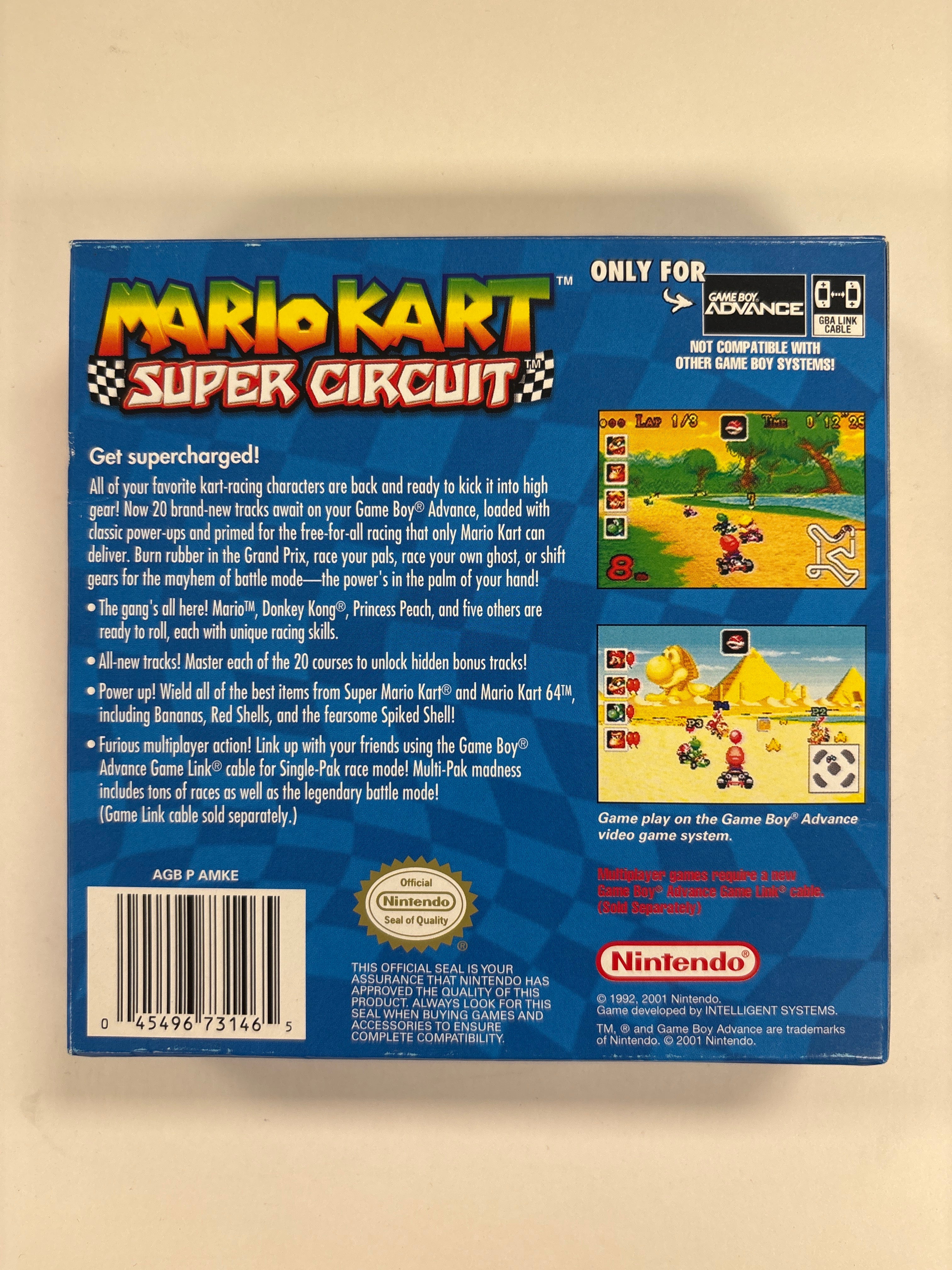 Mario Kart Super Circuit - Game Boy Advance Box & Manuals Only No Game - Image 3