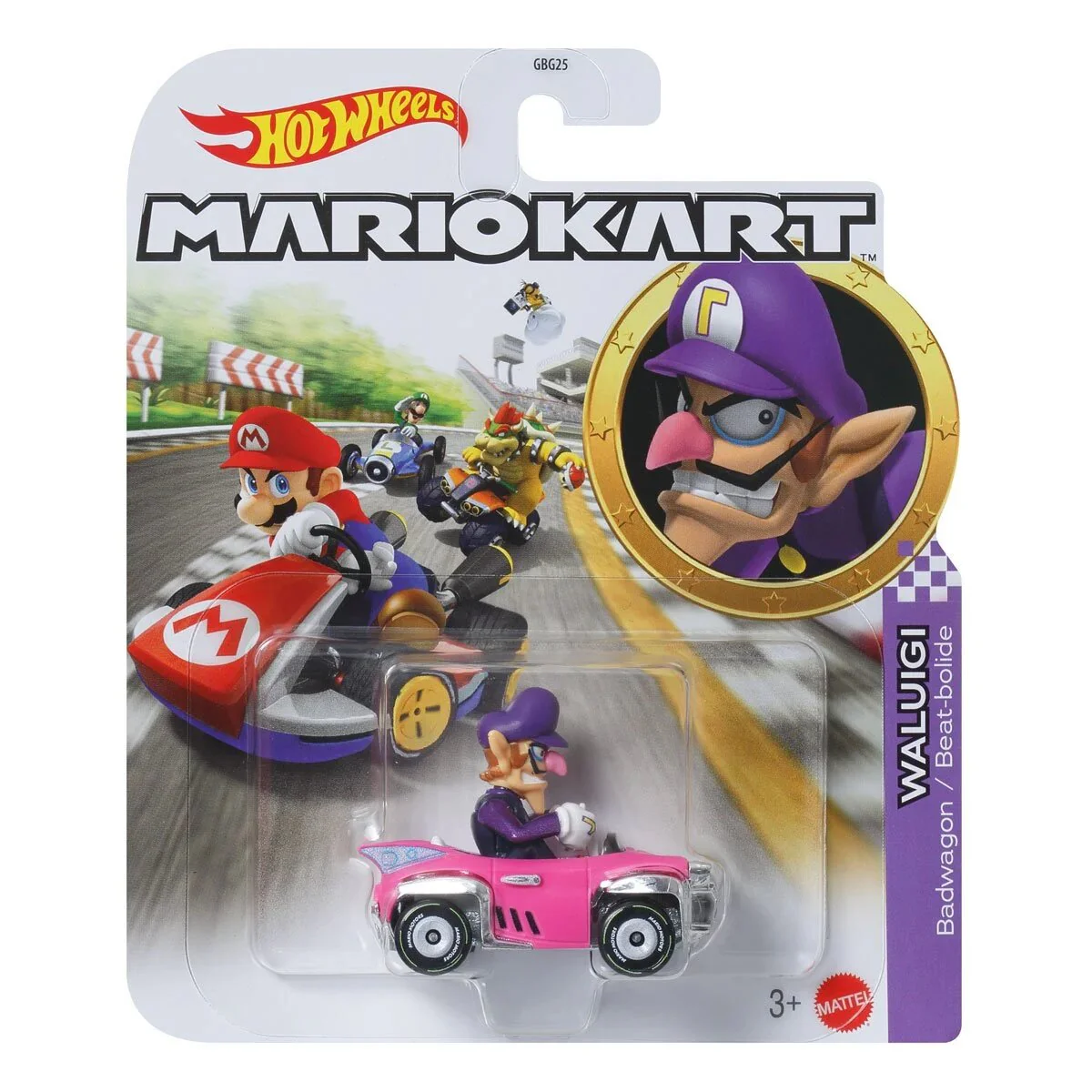 Hot Wheels Mario Kart Waluigi Badwagon