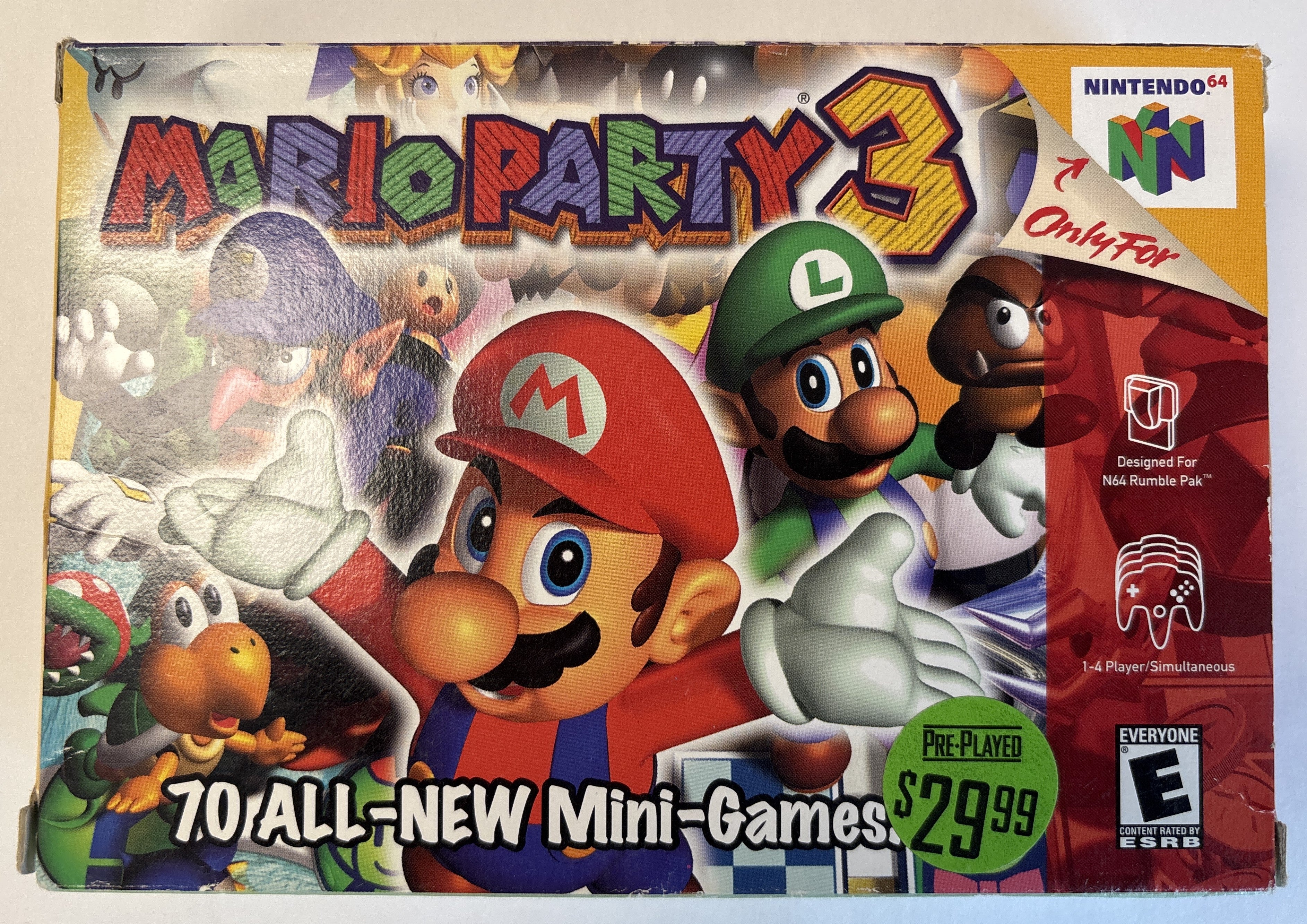 Mario Party 3 - Nintendo 64 Box & Manual Only No Game - Image 2