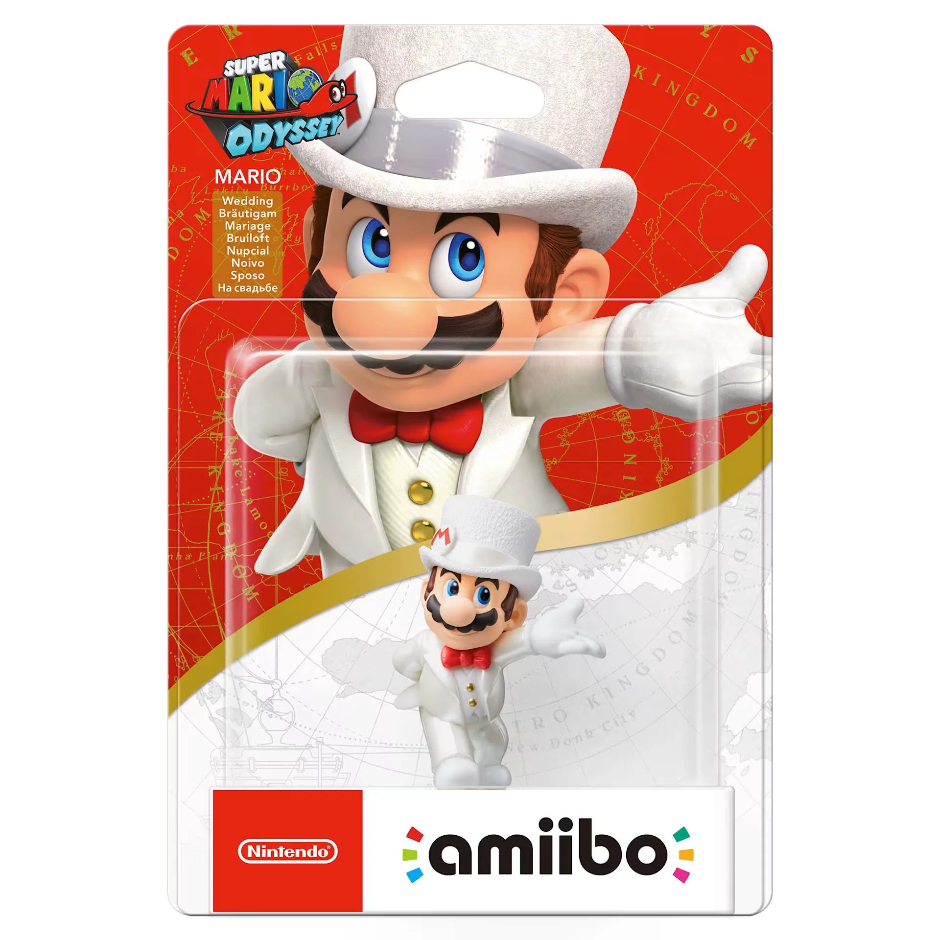 amiibo Super Mario Odyssey Mario Wedding Outfit