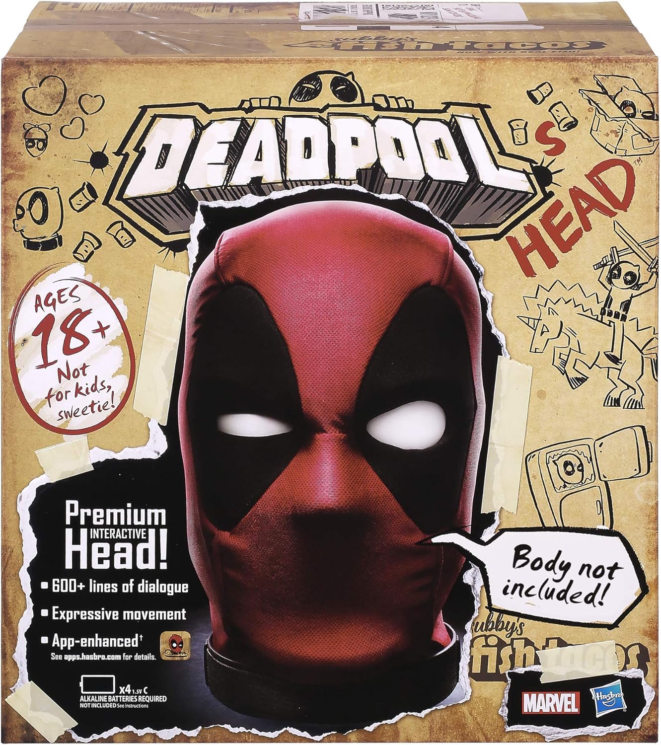Marvel Legends Interactive Electronic Deadpool's Head - Image 2