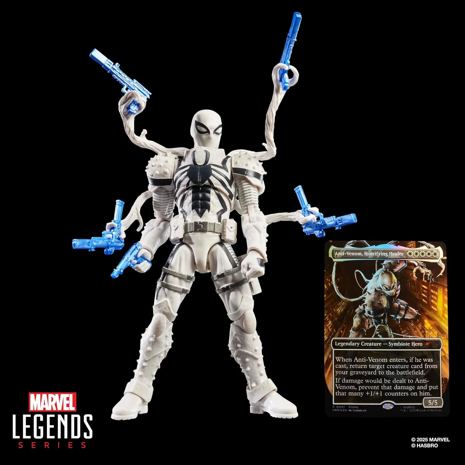Marvel Legends Spider-Man Agent Anti-Venom Action Figure and Magic: The Gathering Card - Image 10