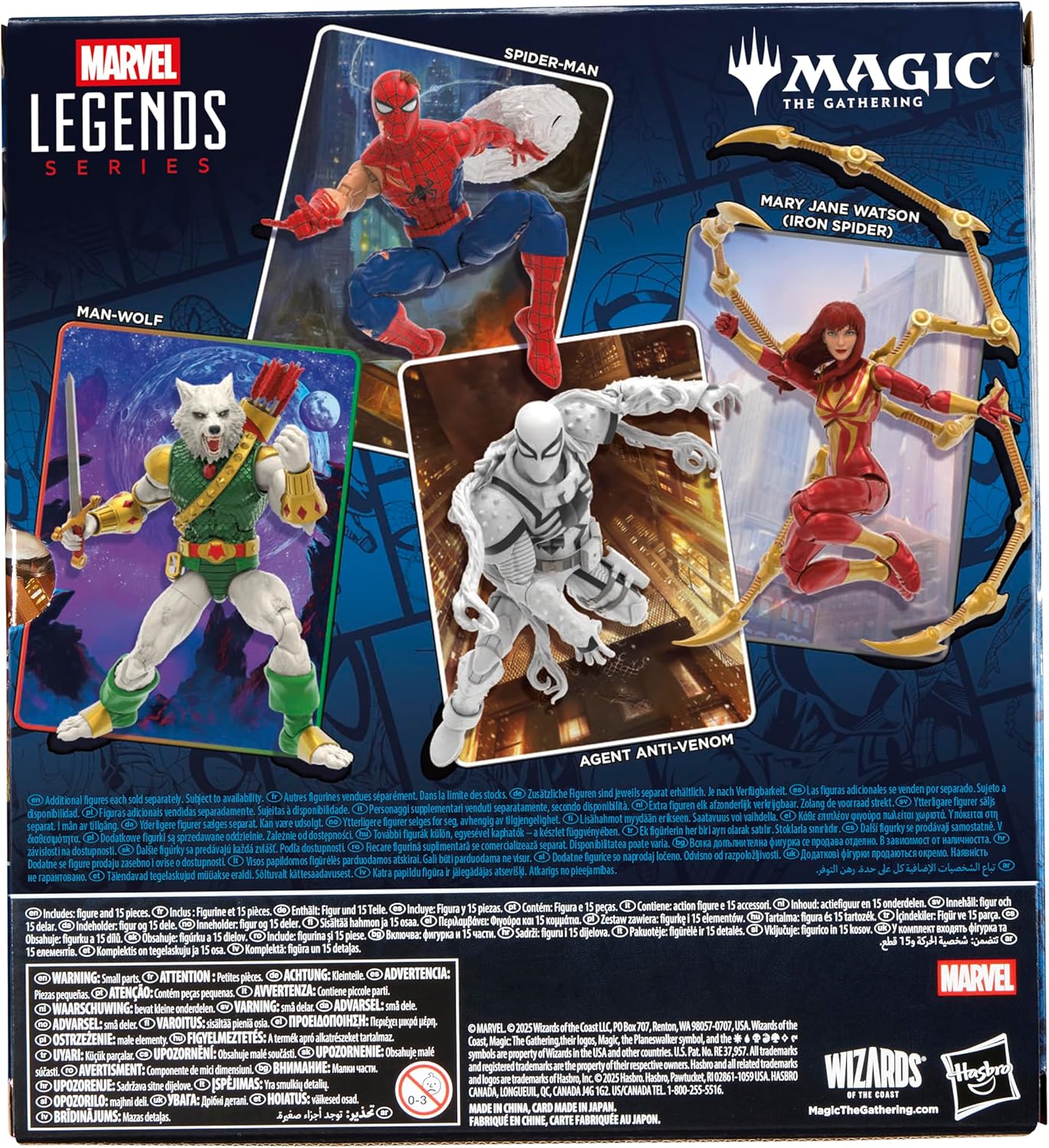 Marvel Legends Spider-Man Agent Anti-Venom Action Figure and Magic: The Gathering Card - Image 3