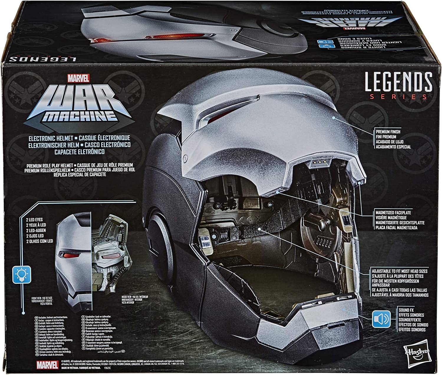 Marvel: Legends Series - War Machine Electronic Helmet - Image 3