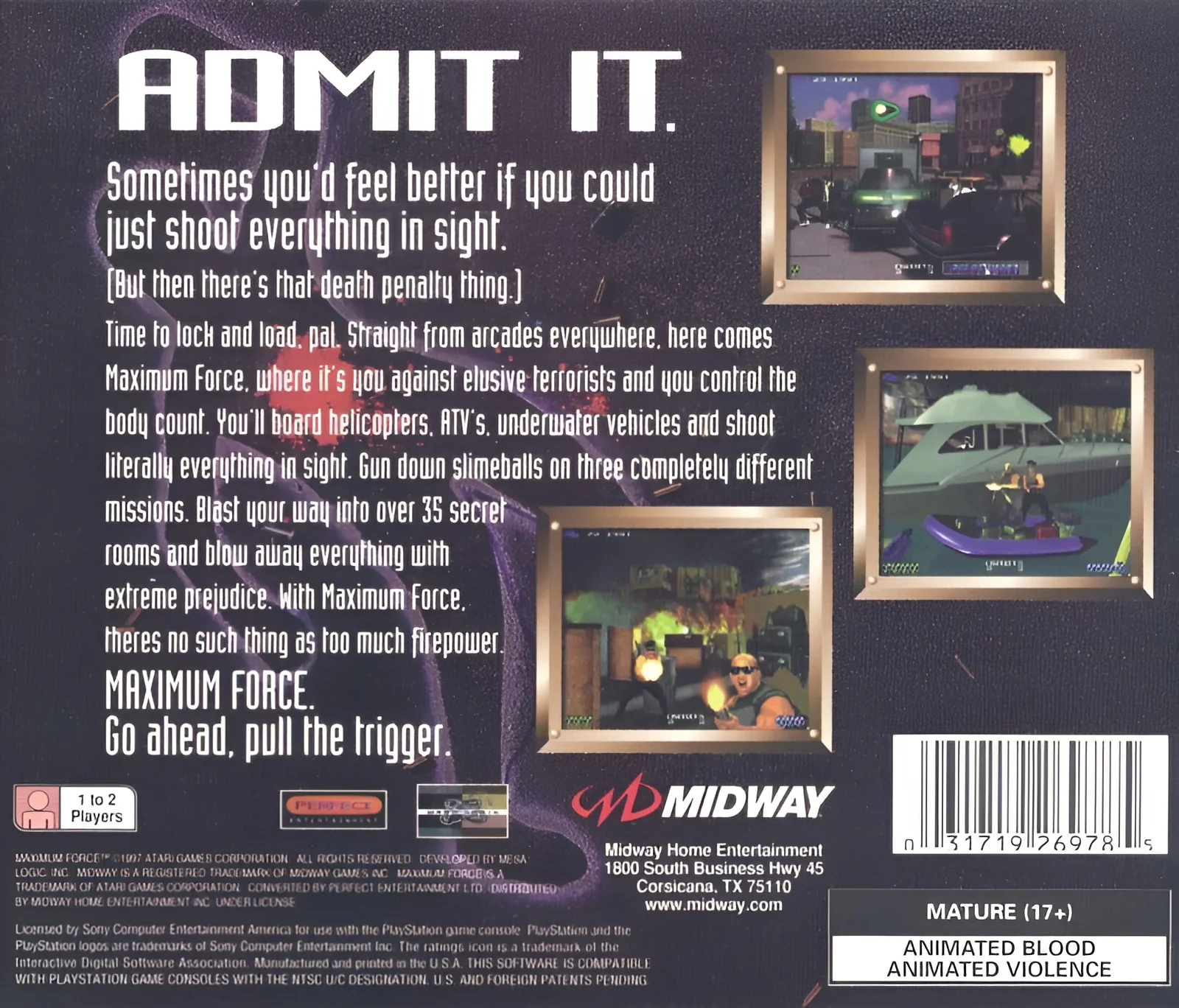 Maximum Force: Pull The Trigger - PlayStation - Image 2