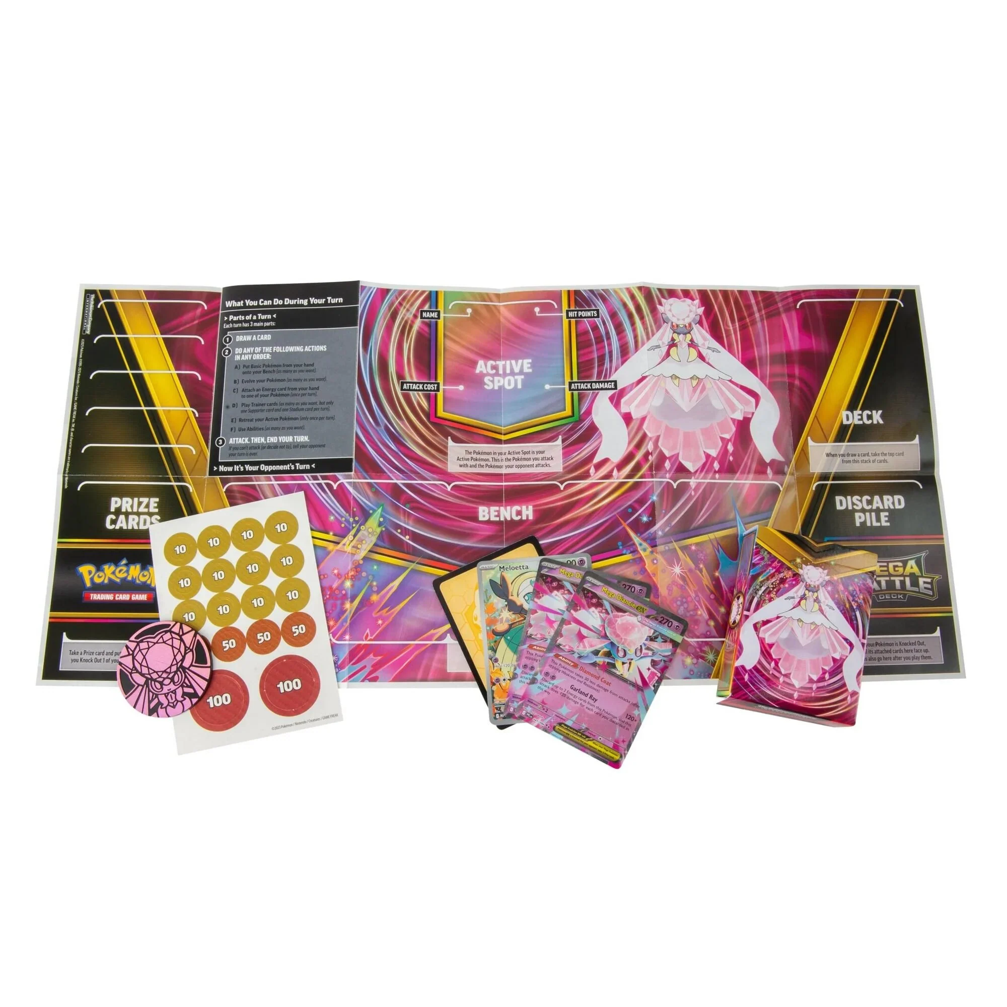 Pokemon TCG: Mega Battle Deck Mega Diancie ex - Image 2