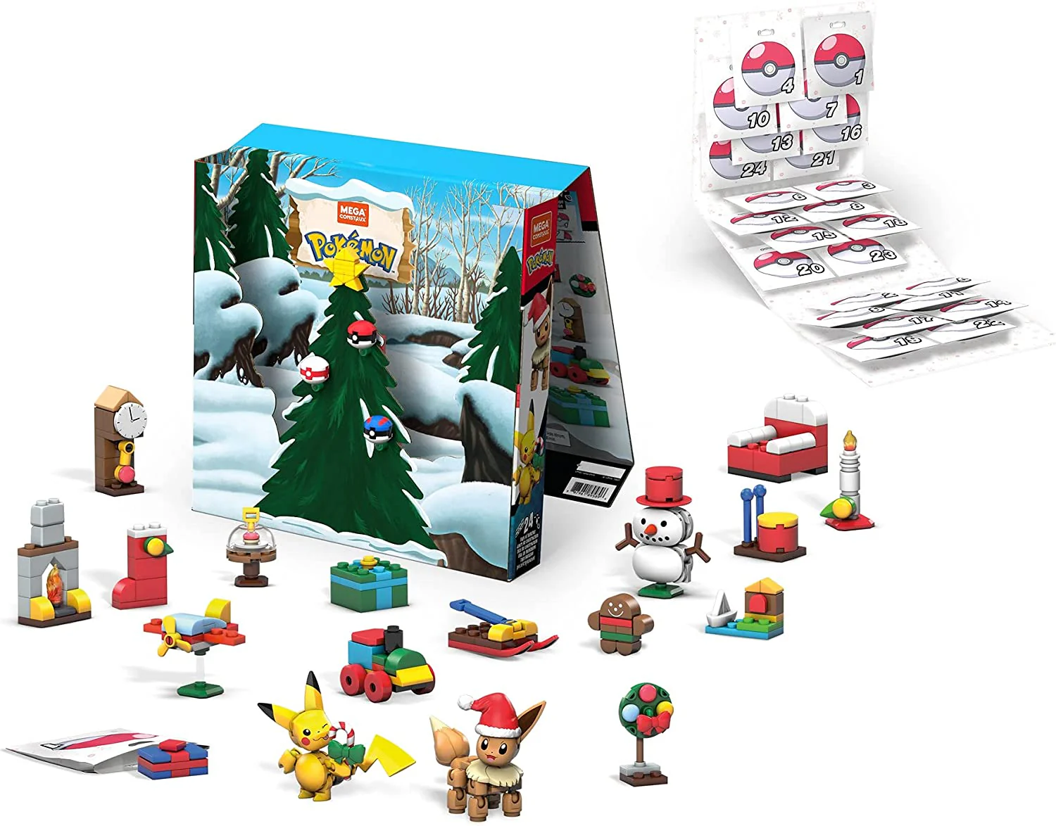 MEGA CONSTRUX Pokemon Holiday Advent Calendar - Image 2