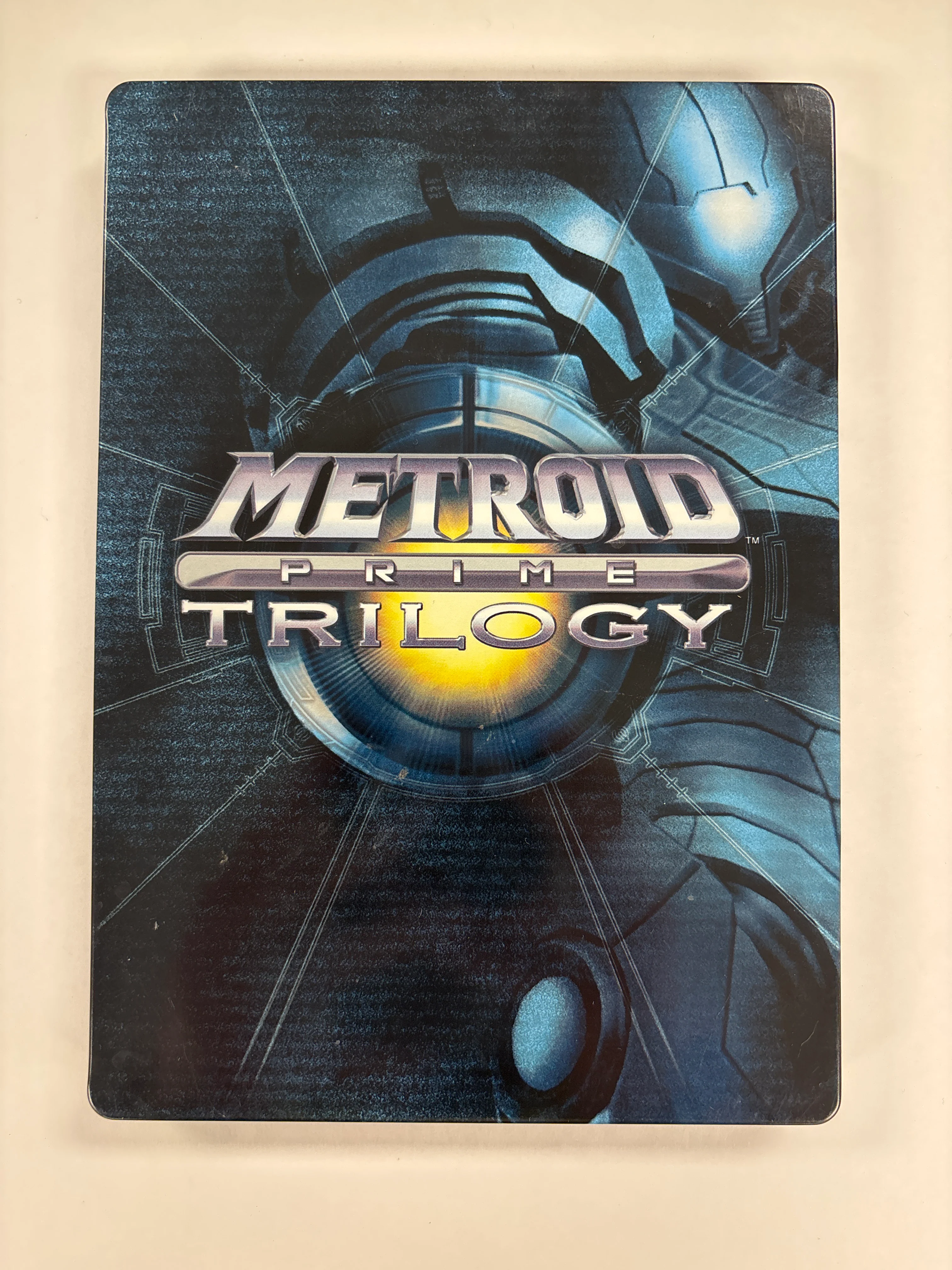 Metroid Prime Trilogy - Nintendo Wii Steelbook Case & Manual Only No Game