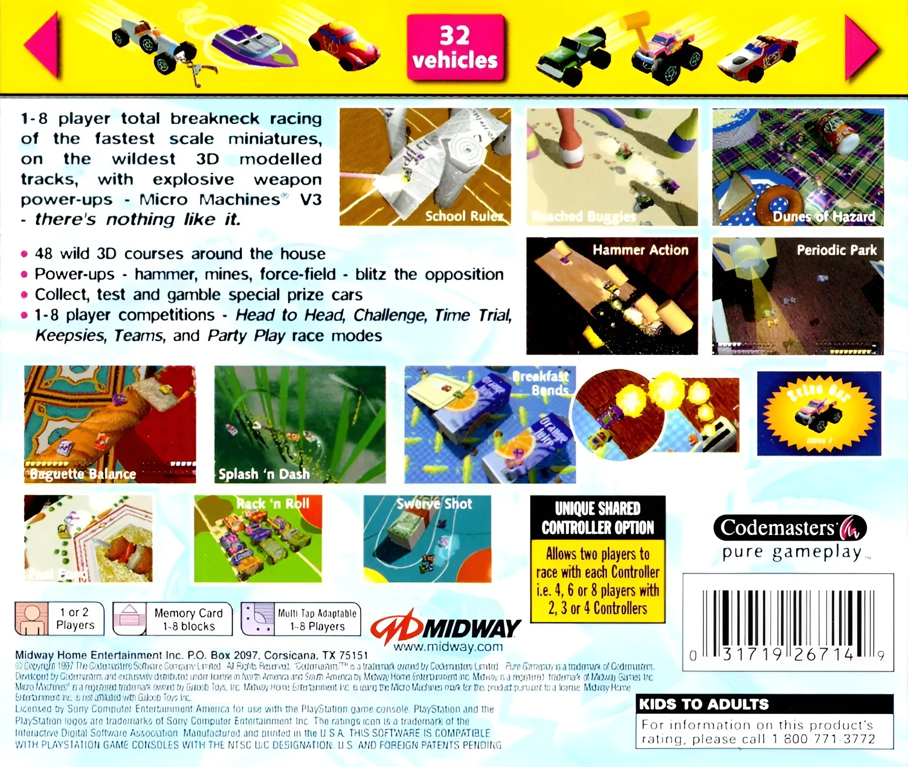 Micro Machines V3 - PlayStation - Image 2