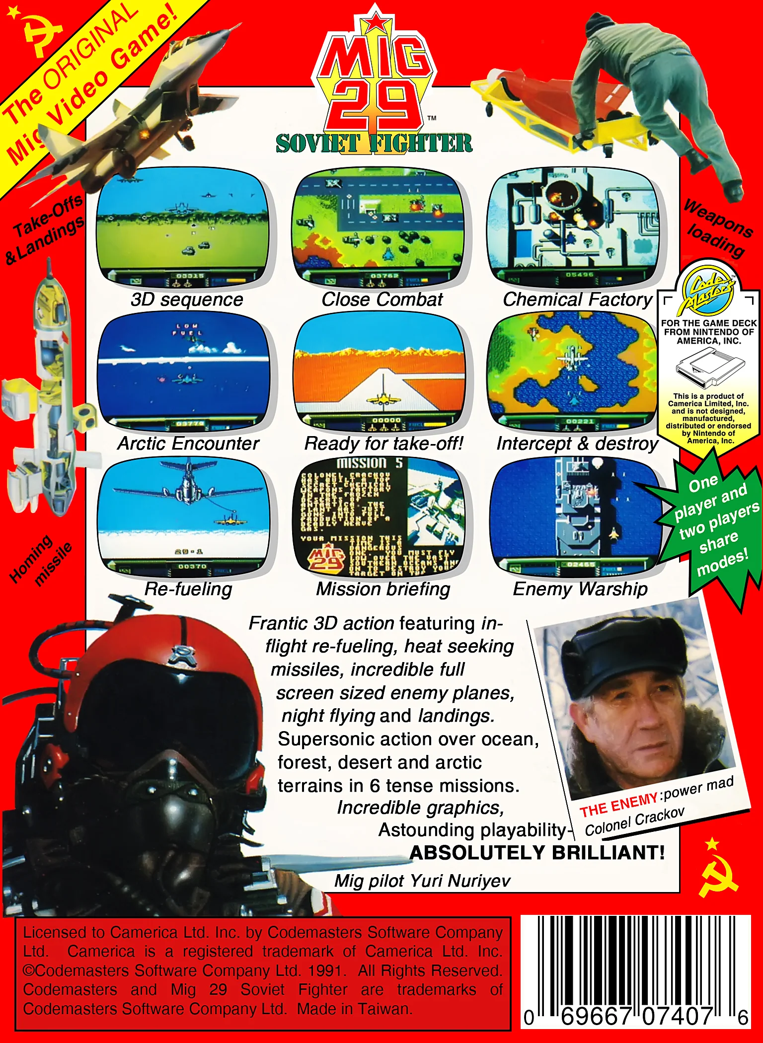 MIG-29: Soviet Fighter - NES - Image 2