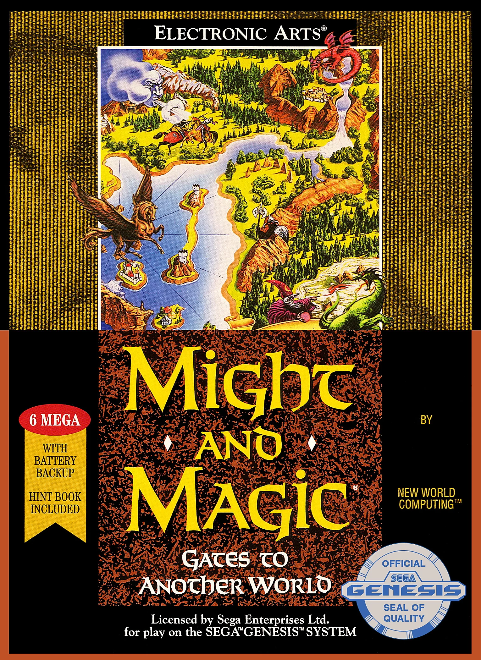 Might & Magic: Gates to Another World - Sega Genesis