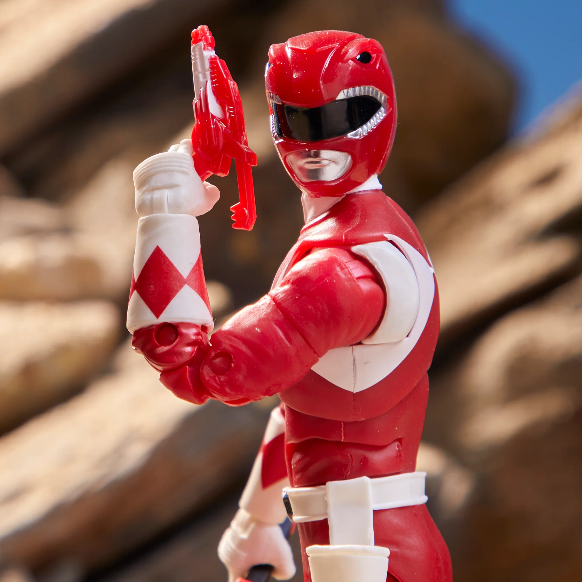 Power Rangers Lightning Collection Mighty Morphin Red Ranger 6" Action Figure - Image 2