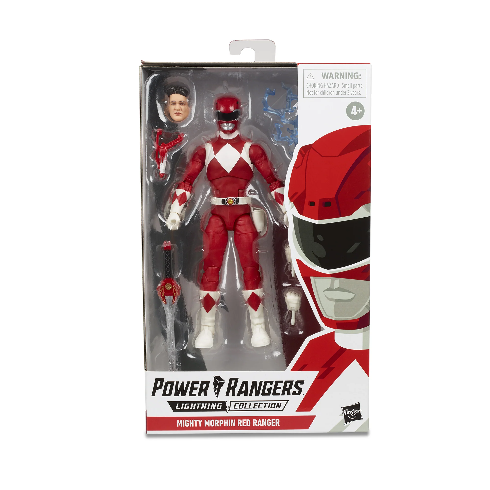 Power Rangers Lightning Collection Mighty Morphin Red Ranger 6" Action Figure - Image 5