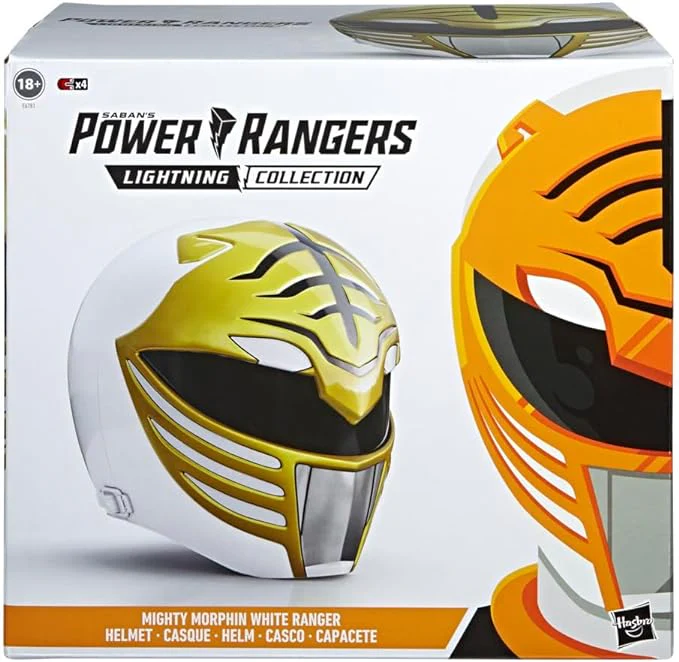 Power Rangers Lightning Collection Mighty Morphin White Ranger Helmet