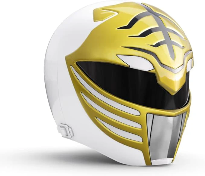 Power Rangers Lightning Collection Mighty Morphin White Ranger Helmet - Image 3