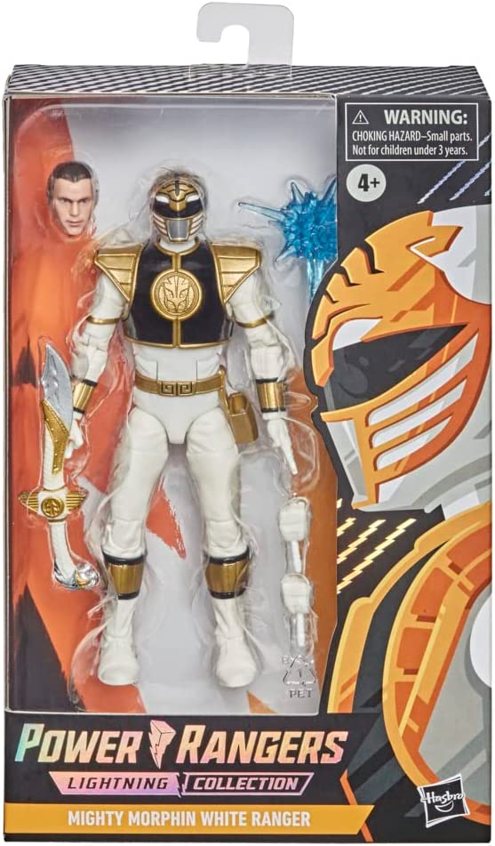Power Rangers Lightning Collection Mighty Morphin White Ranger 6" Action Figure - Image 3