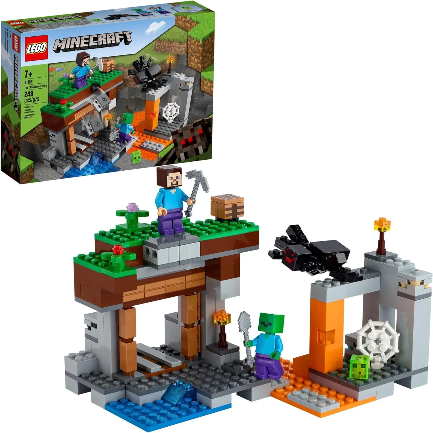 LEGO Minecraft The Abandoned Mine Building Set 21166