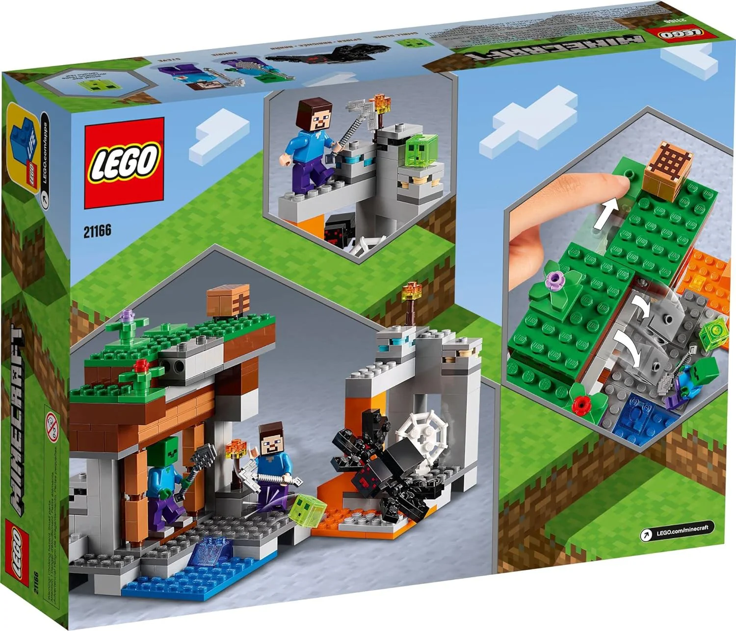 LEGO Minecraft The Abandoned Mine Building Set 21166 - Image 2