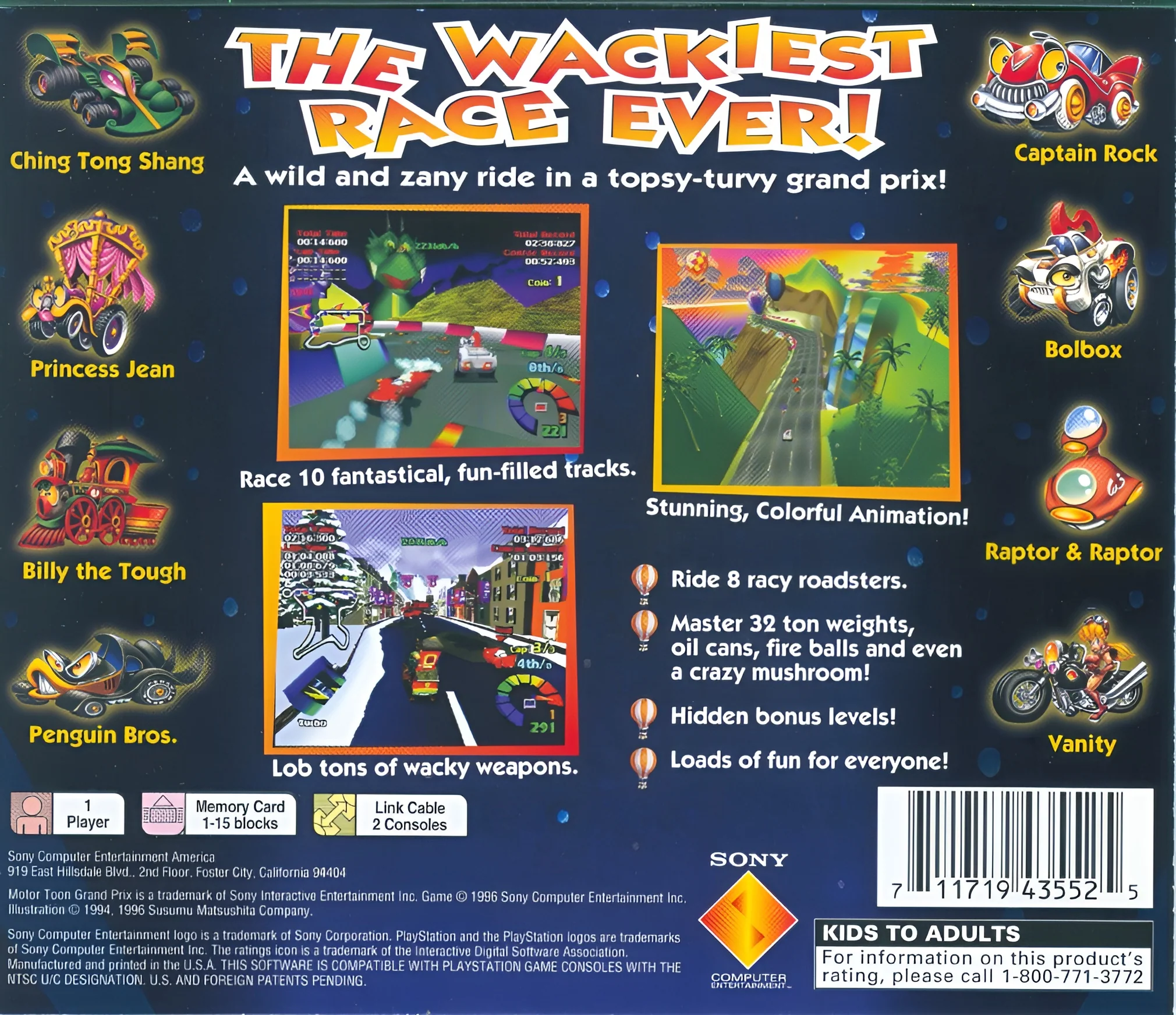 Motor Toon Grand Prix - PlayStation - Image 2