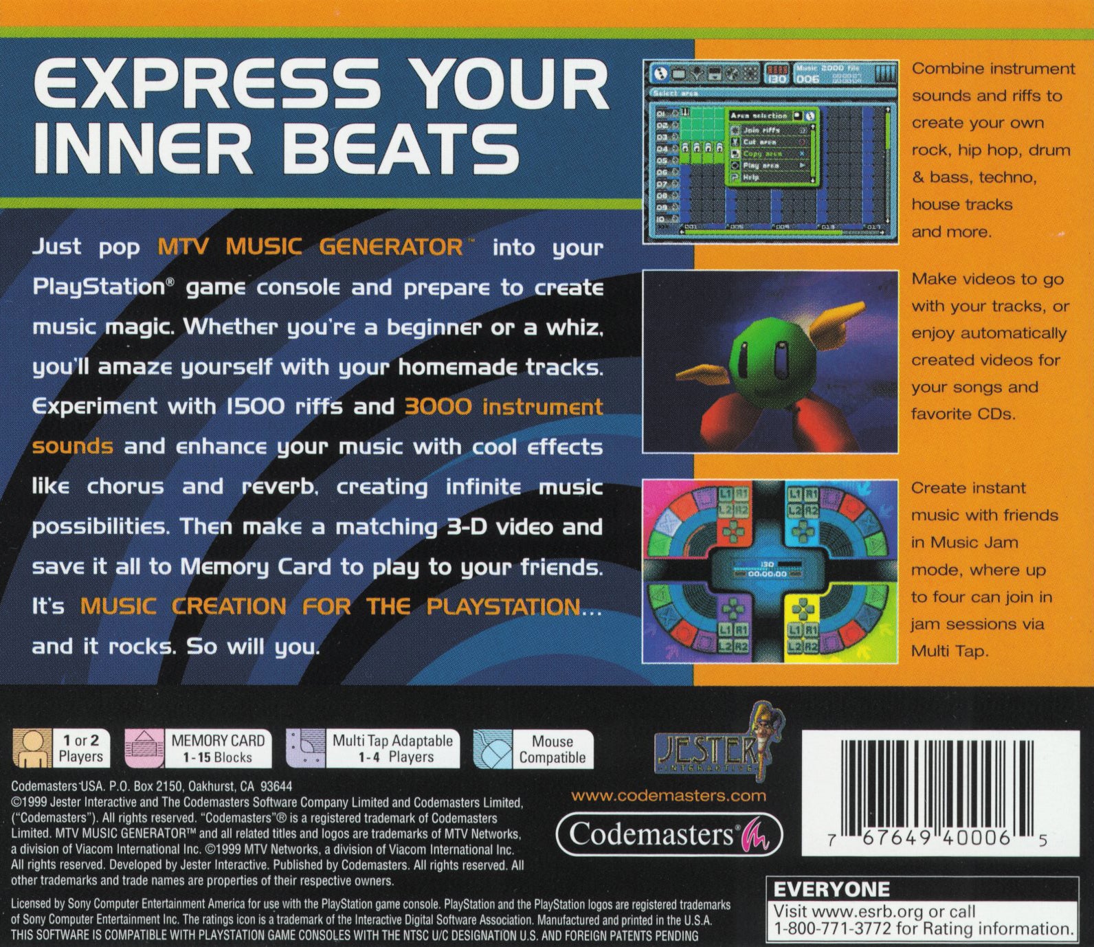 MTV Music Generator - PlayStation - Image 2