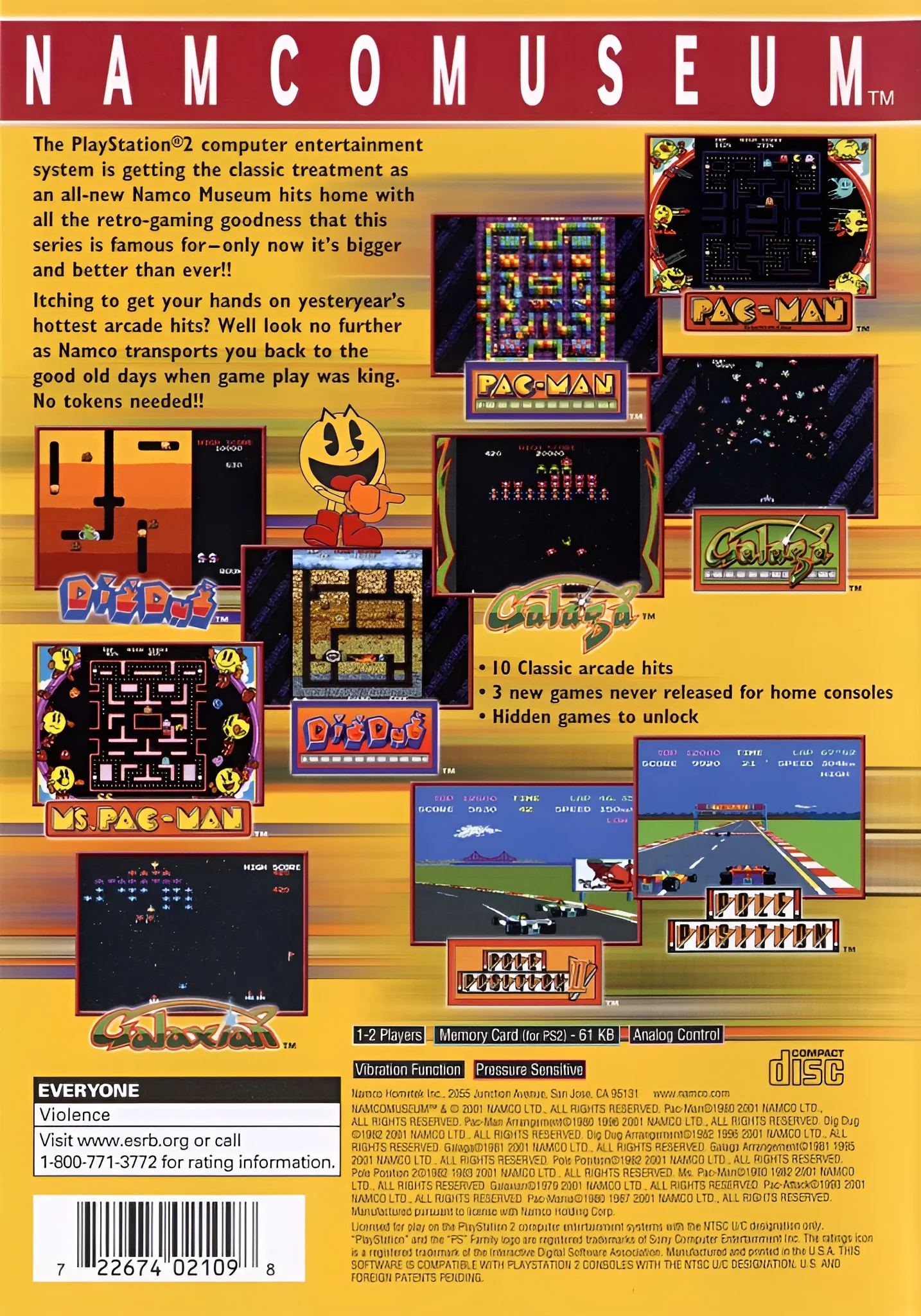 Namco Museum - PlayStation 2 - Image 2