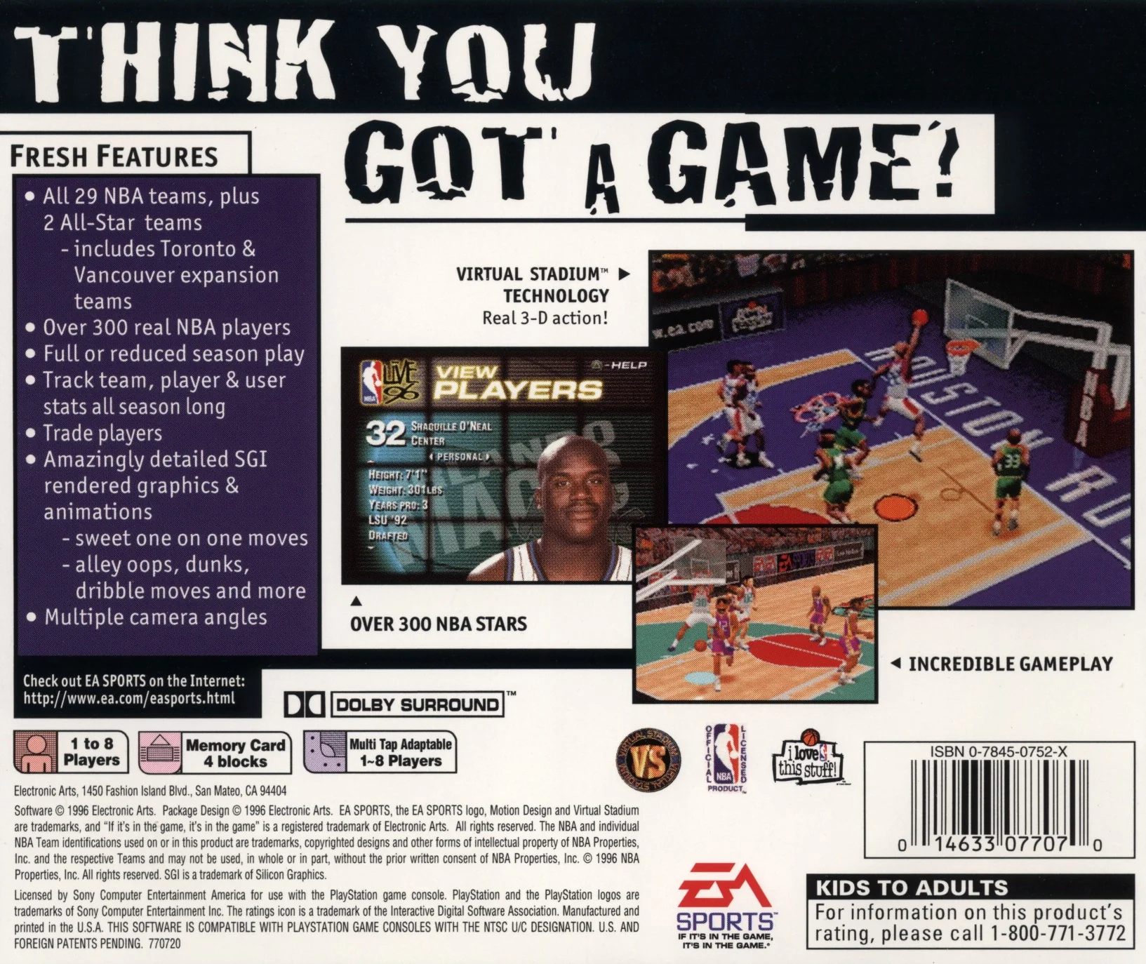 NBA Live '96 - PlayStation - Image 2
