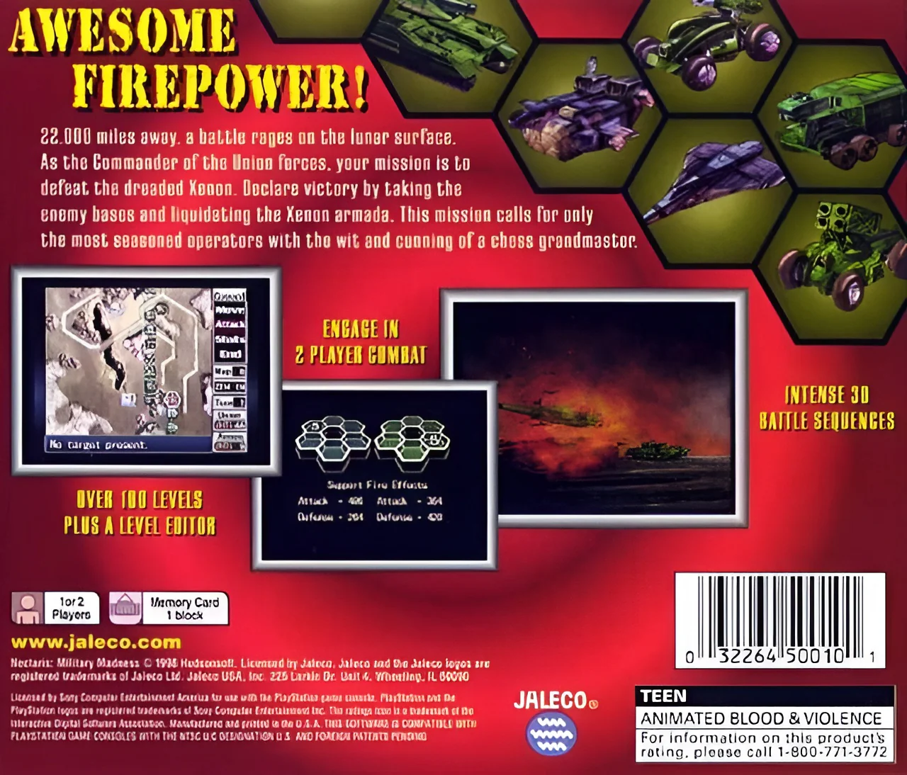 Nectaris: Military Madness - PlayStation - Image 2
