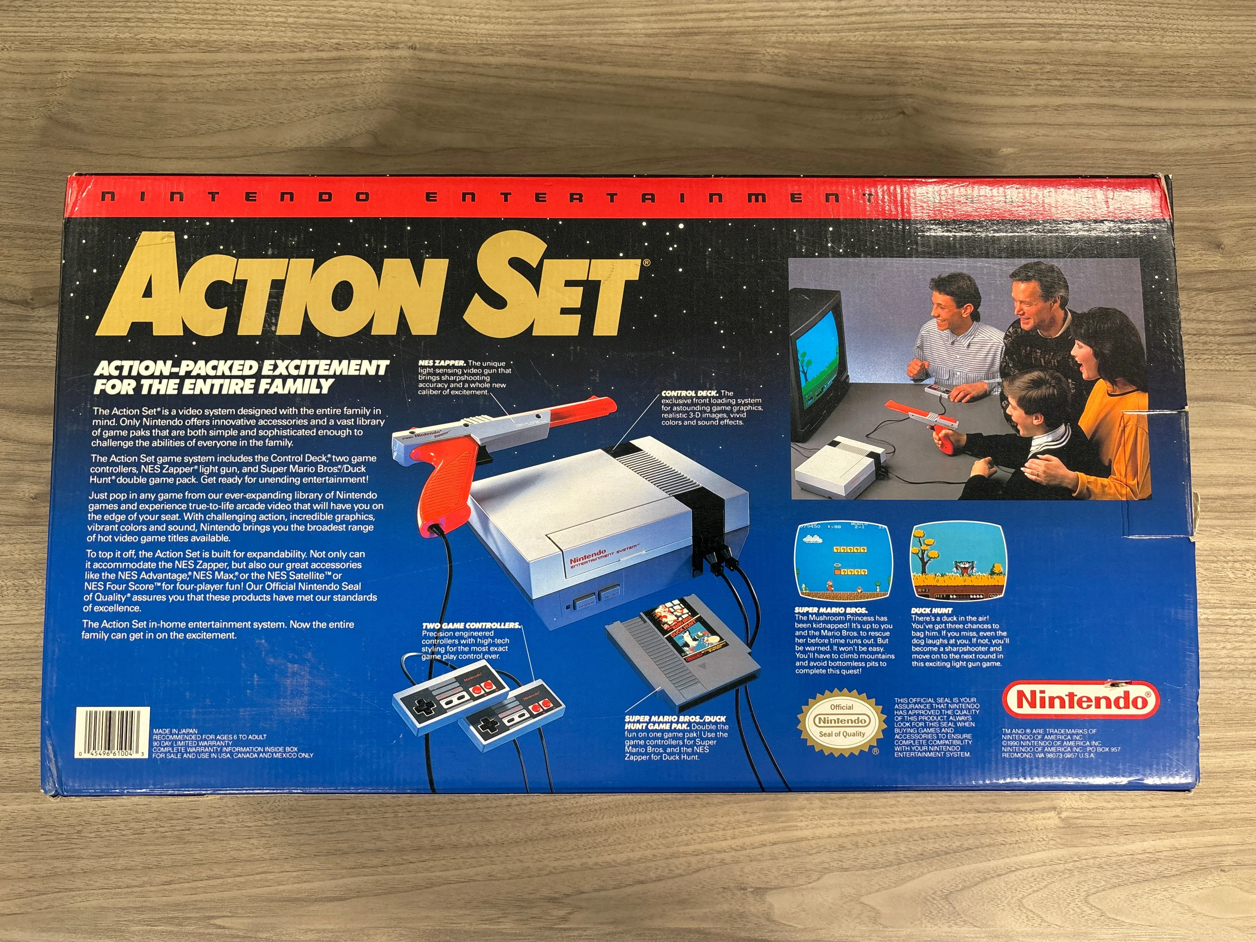 NES Action Set - Nintendo Entertainment System Box Only - Image 2