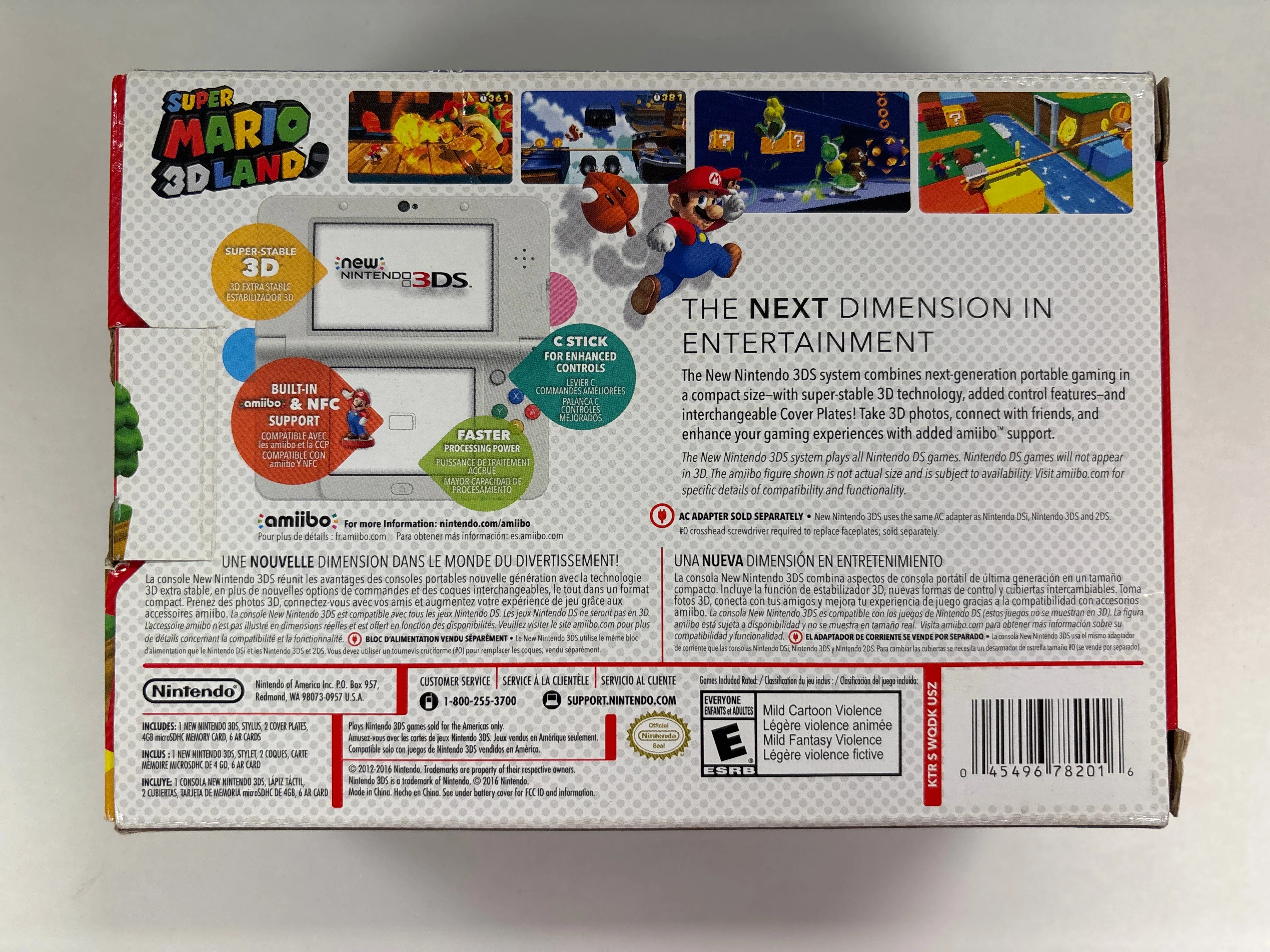 New Nintendo 3DS Super Mario 3D Land Edition Box Only No Handheld - Image 2