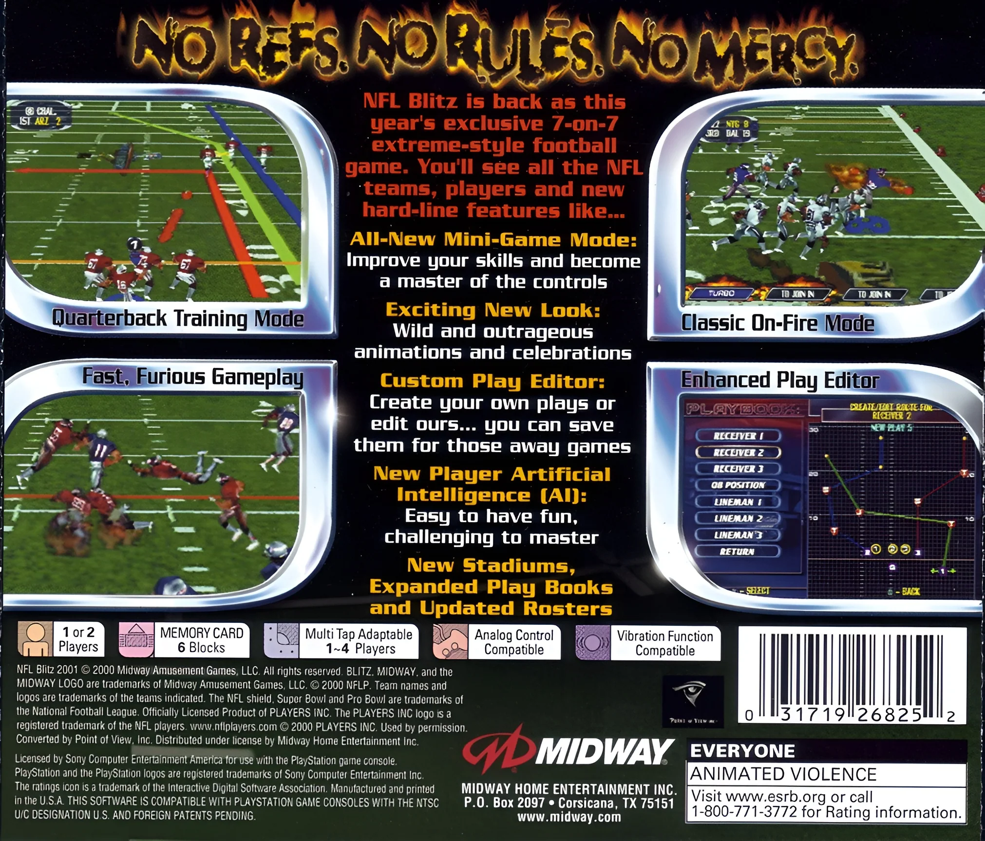 NFL Blitz 2001 - PlayStation - Image 2