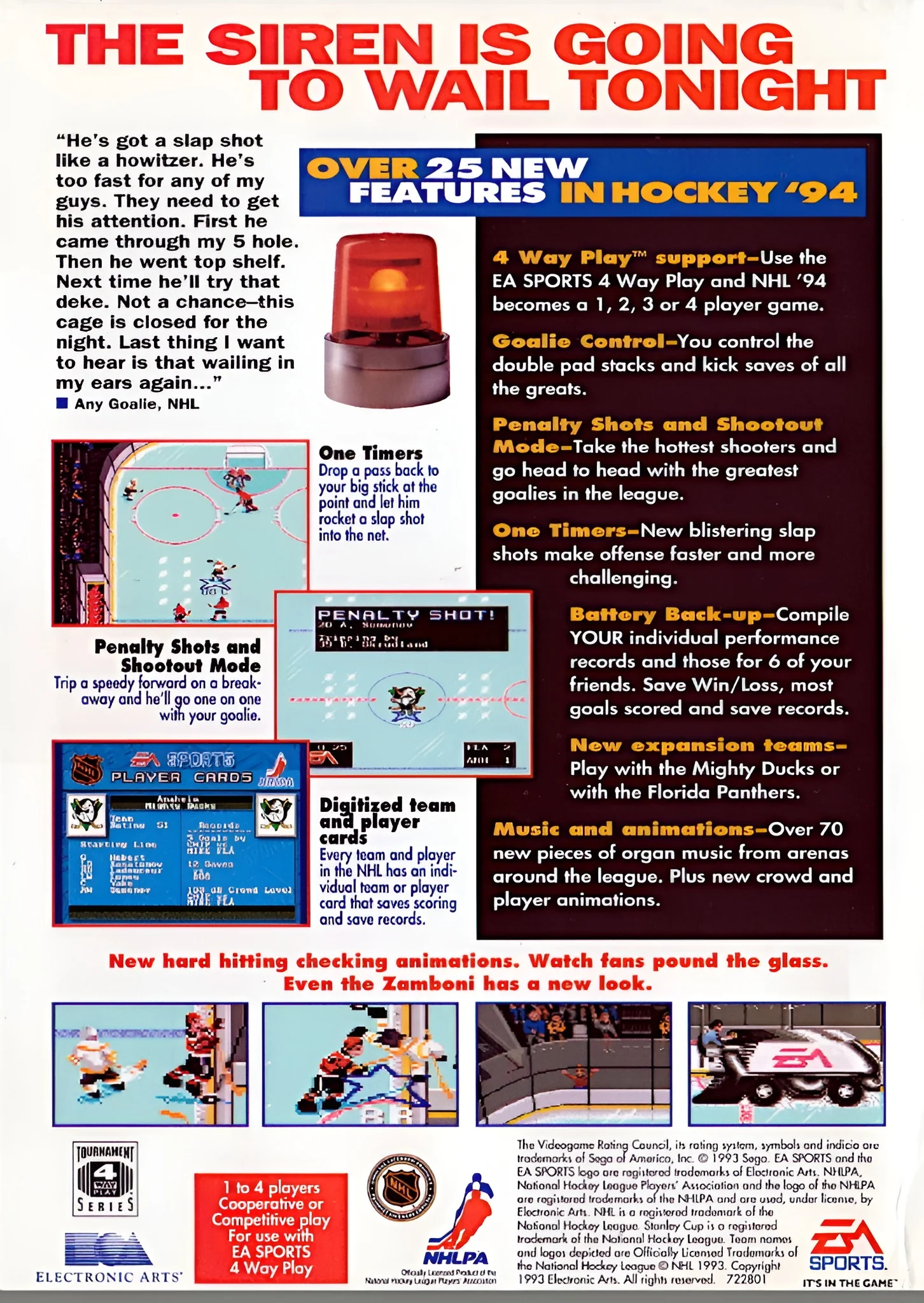 NHL 94 - Sega Genesis - Image 2