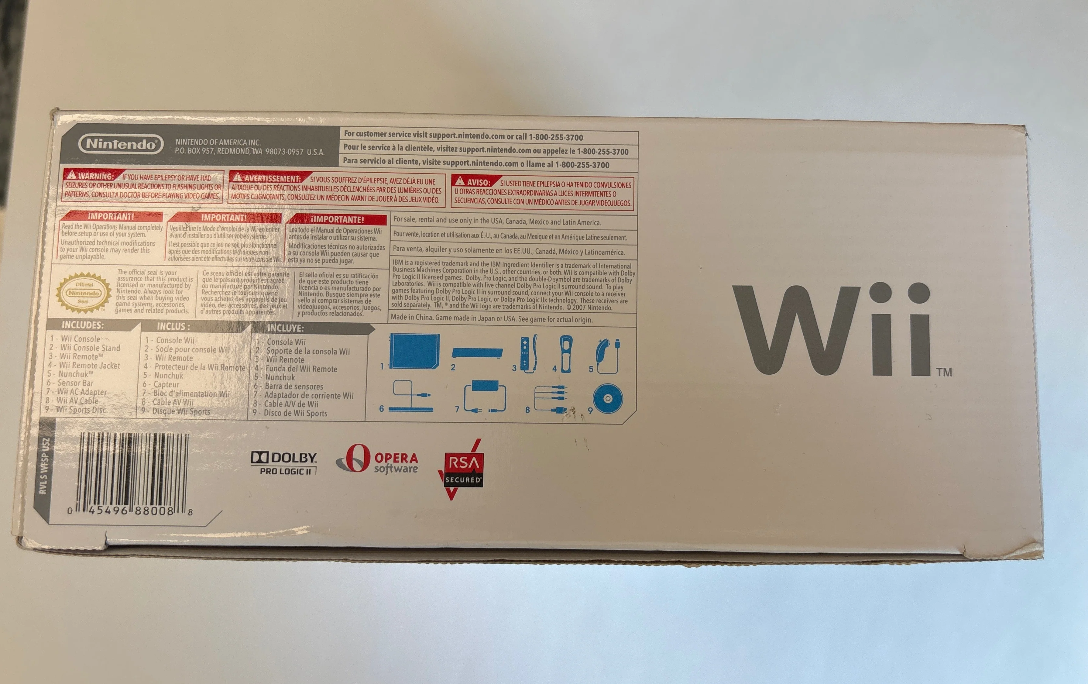 Nintendo Wii White Console Wii Sports Bundle Brand New & Factory Sealed! - Image 5