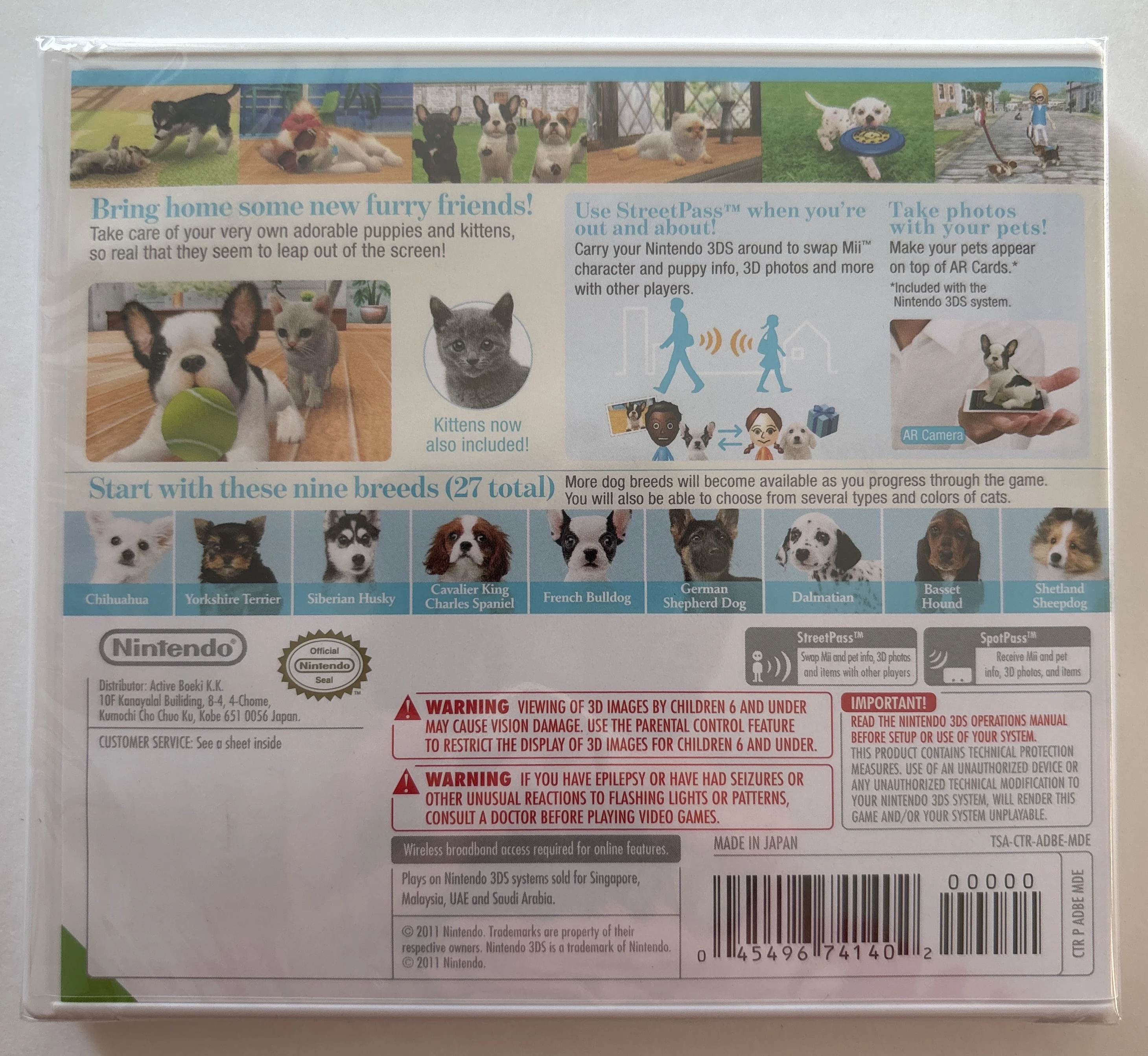 Nintendogs + Cats: French Bulldog and New Friends [Asia] - Image 2