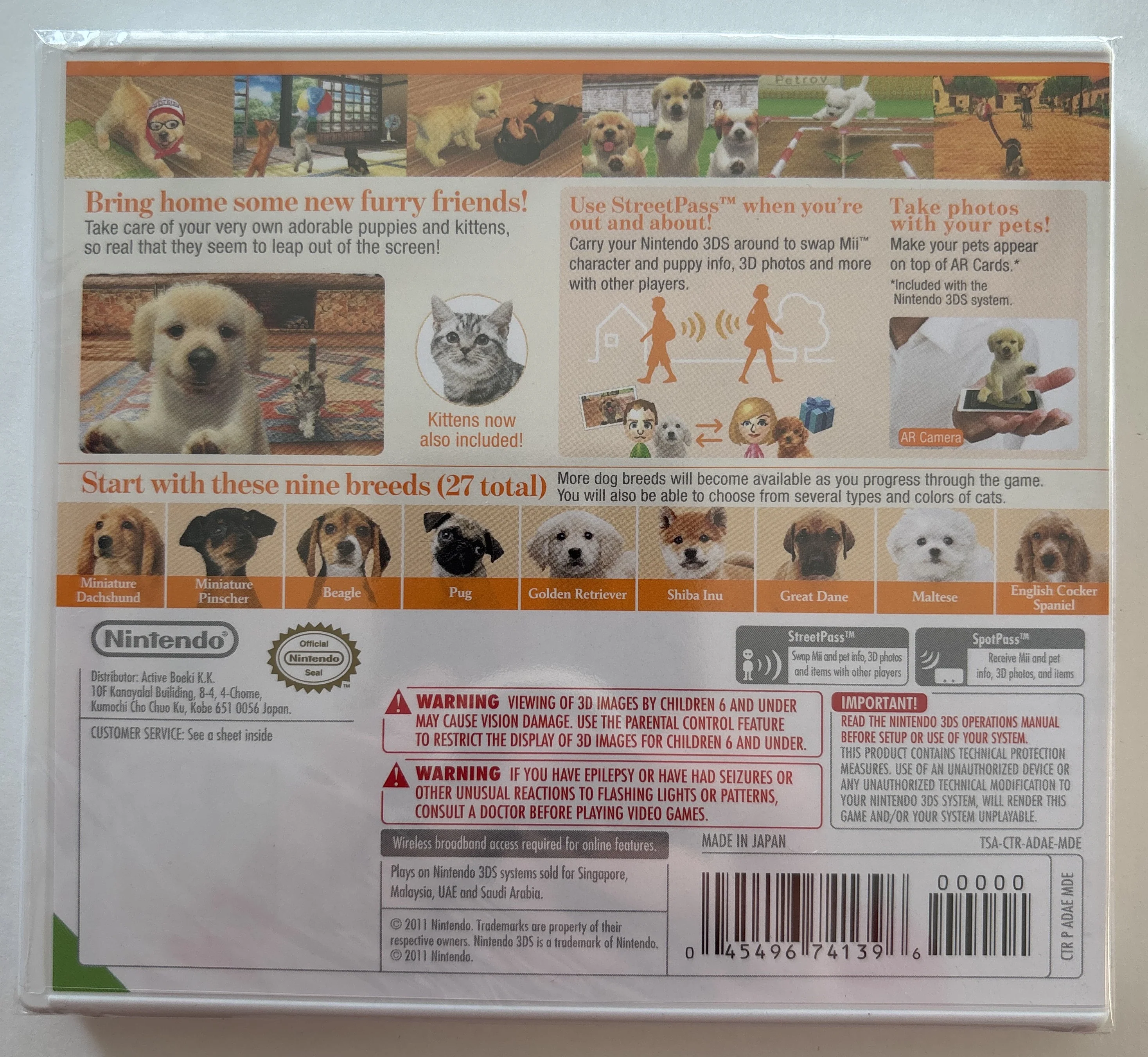 Nintendogs + Cats: Golden Retriever and New Friends [Asia] - Image 2