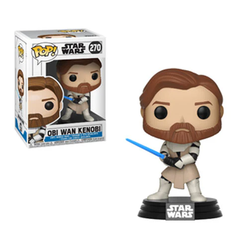 Funko Pop! Star Wars: The Clone Wars Obi Wan Kenobi Vinyl Figure