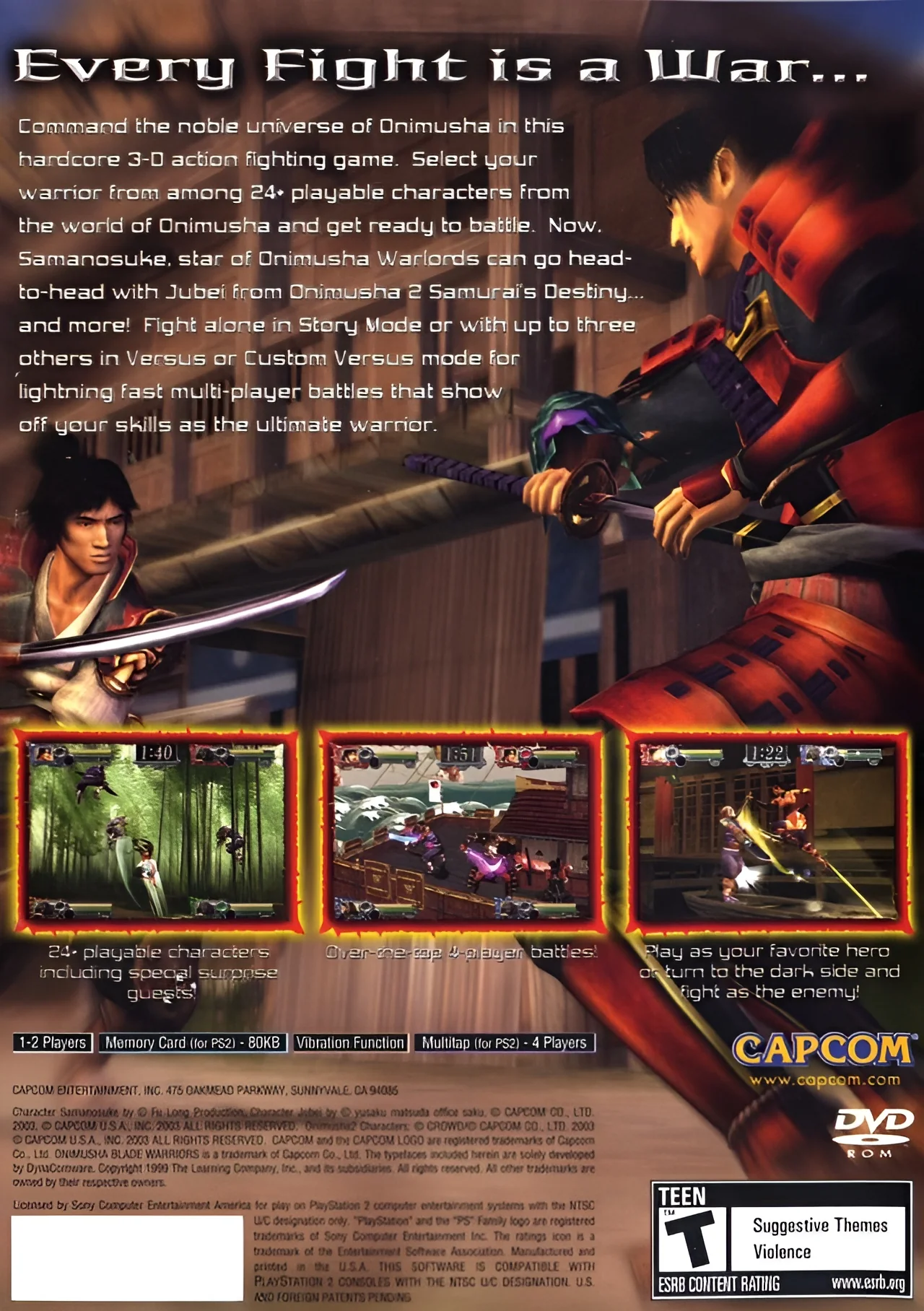 Onimusha: Blade Warriors - PlayStation 2 - Image 2