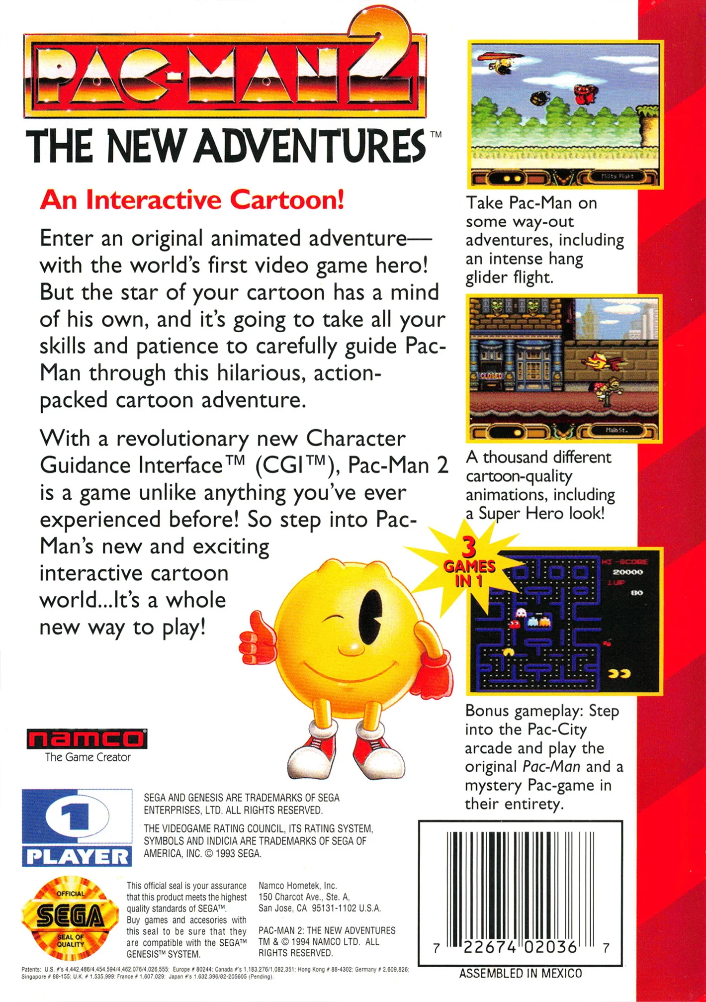 Pac-Man 2: The New Adventures - Sega Genesis - Image 2