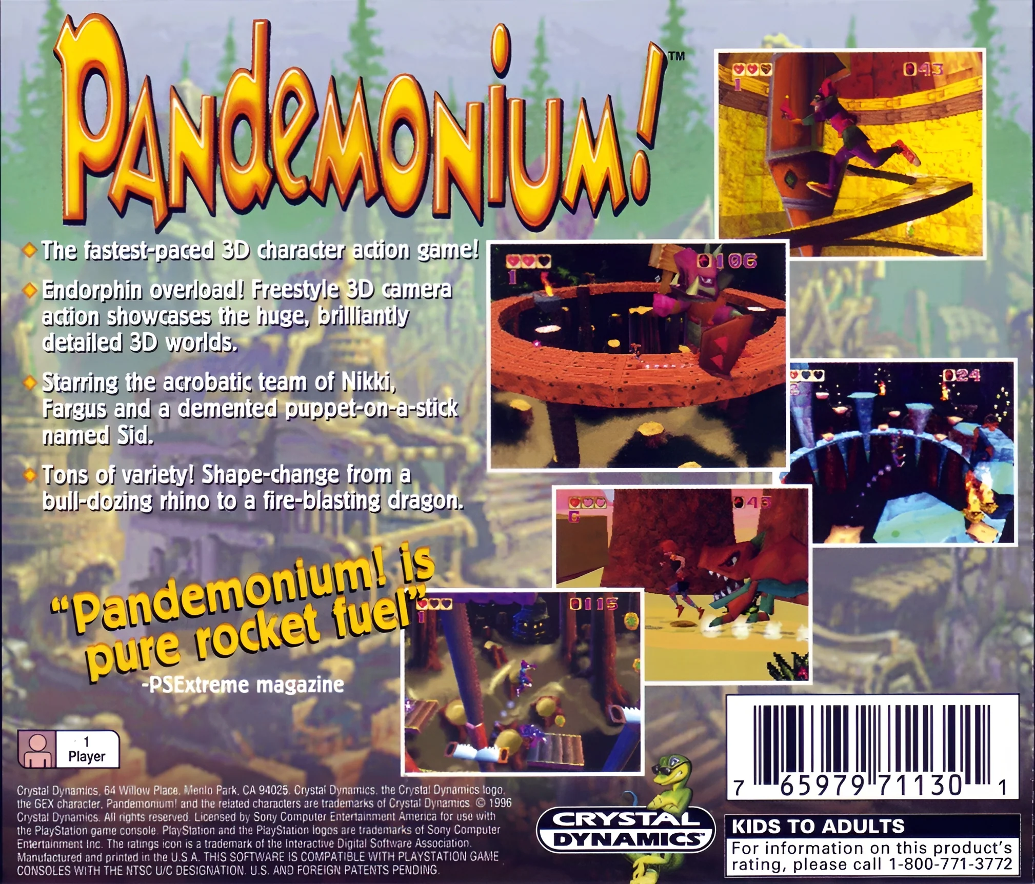 Pandemonium! - PlayStation - Image 2