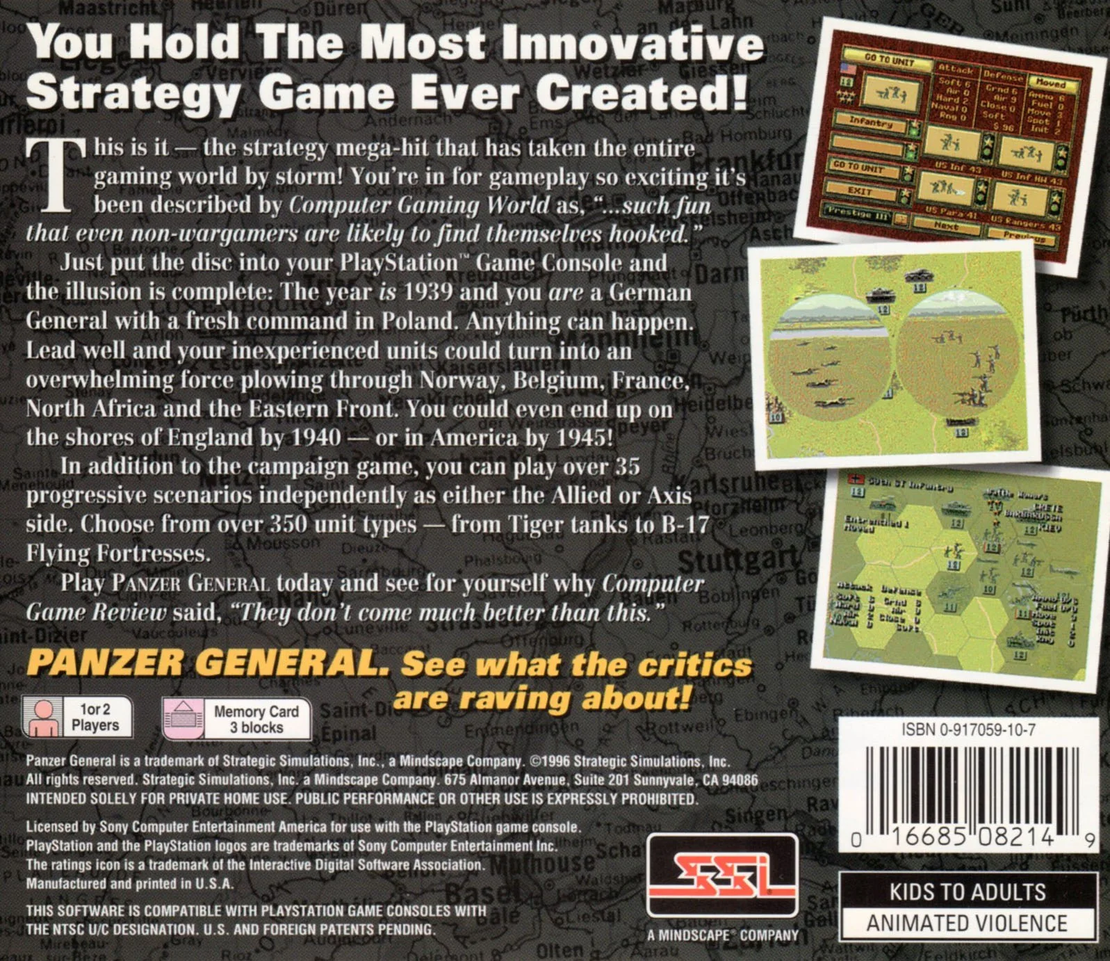 Panzer General - PlayStation - Image 2